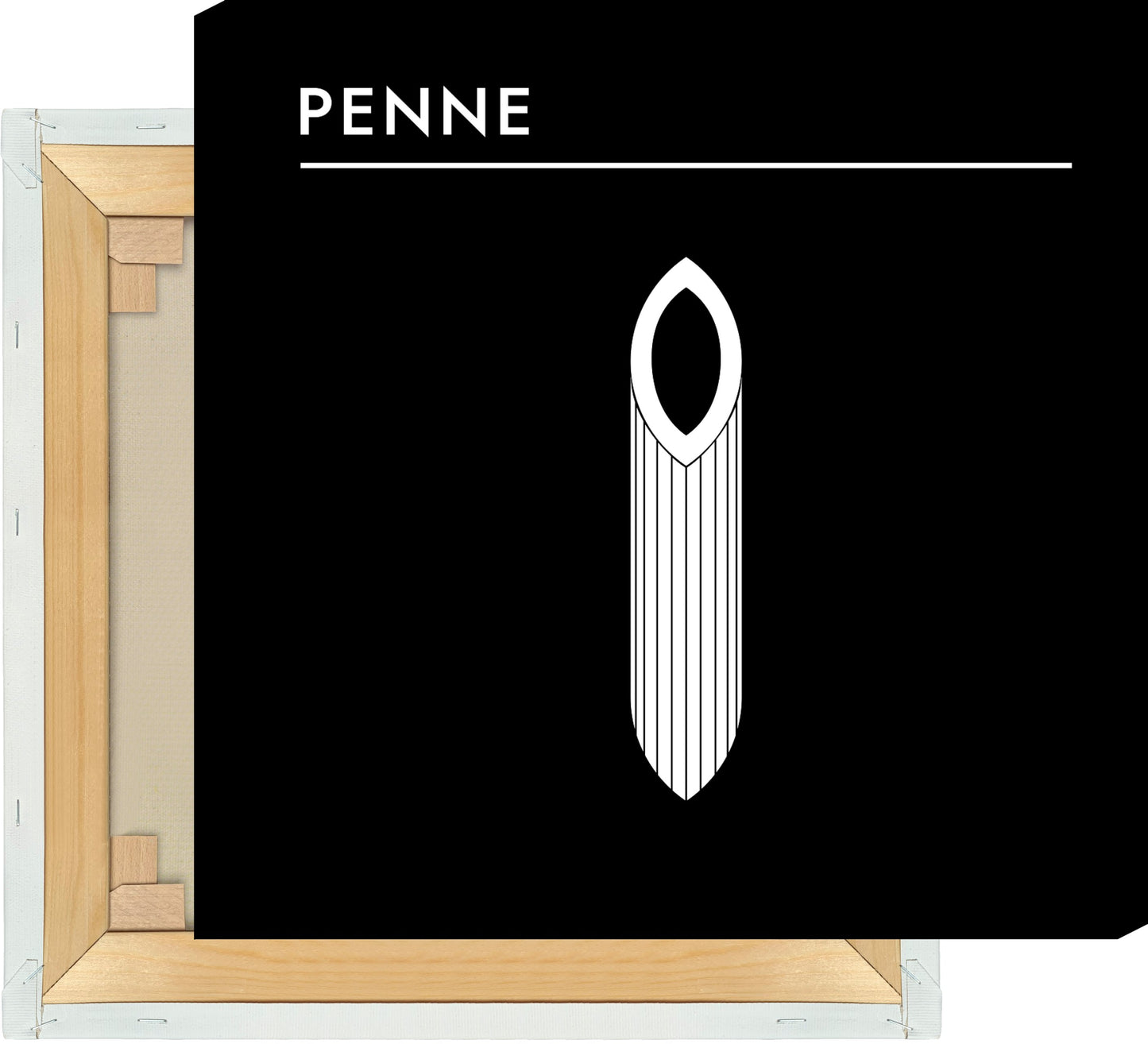 Leinwand Pasta - Penne