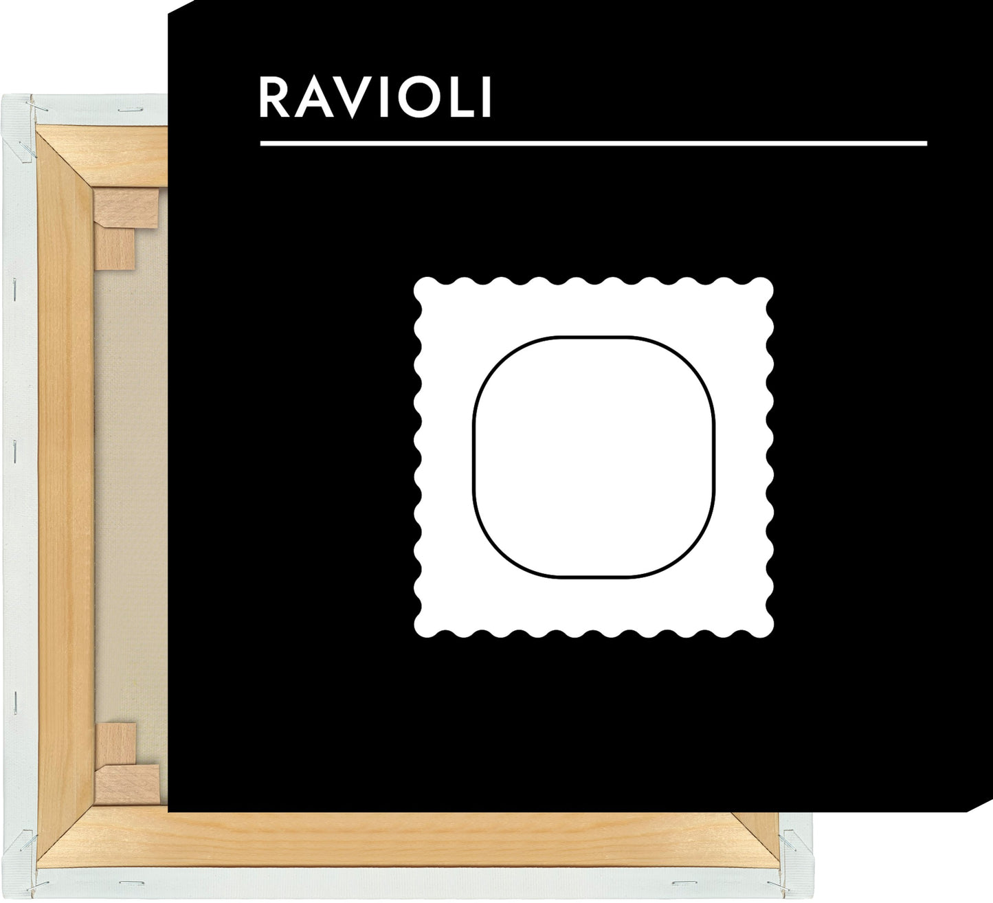 Leinwand Pasta - Ravioli