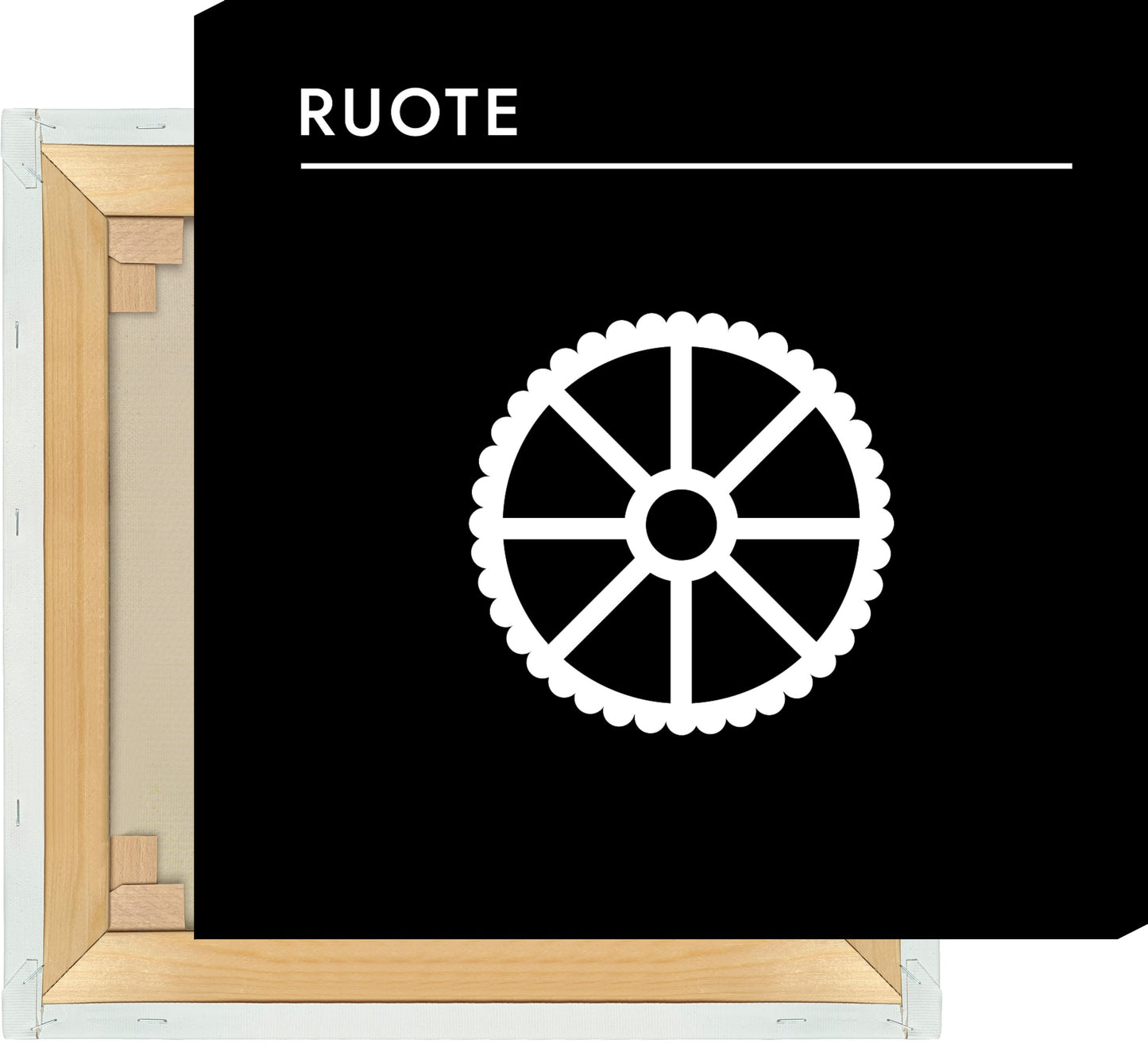 Leinwand Pasta - Ruote