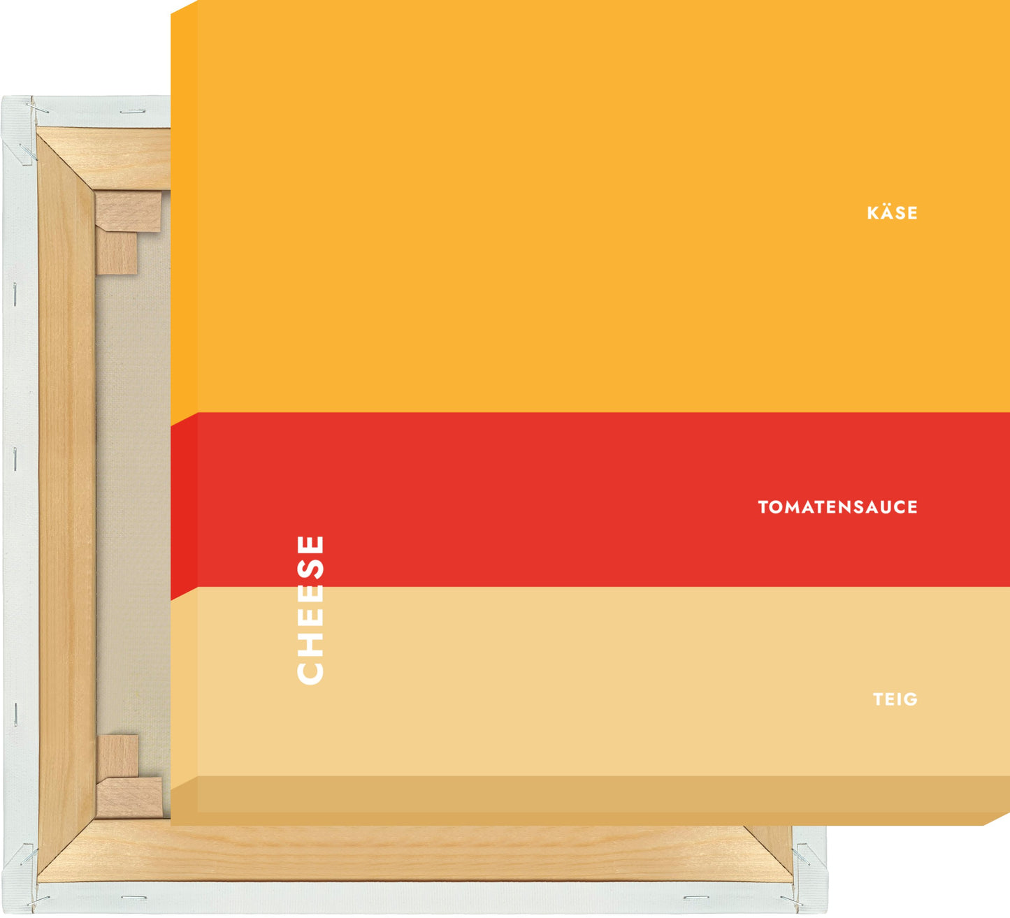 Leinwand Pizza - Cheese