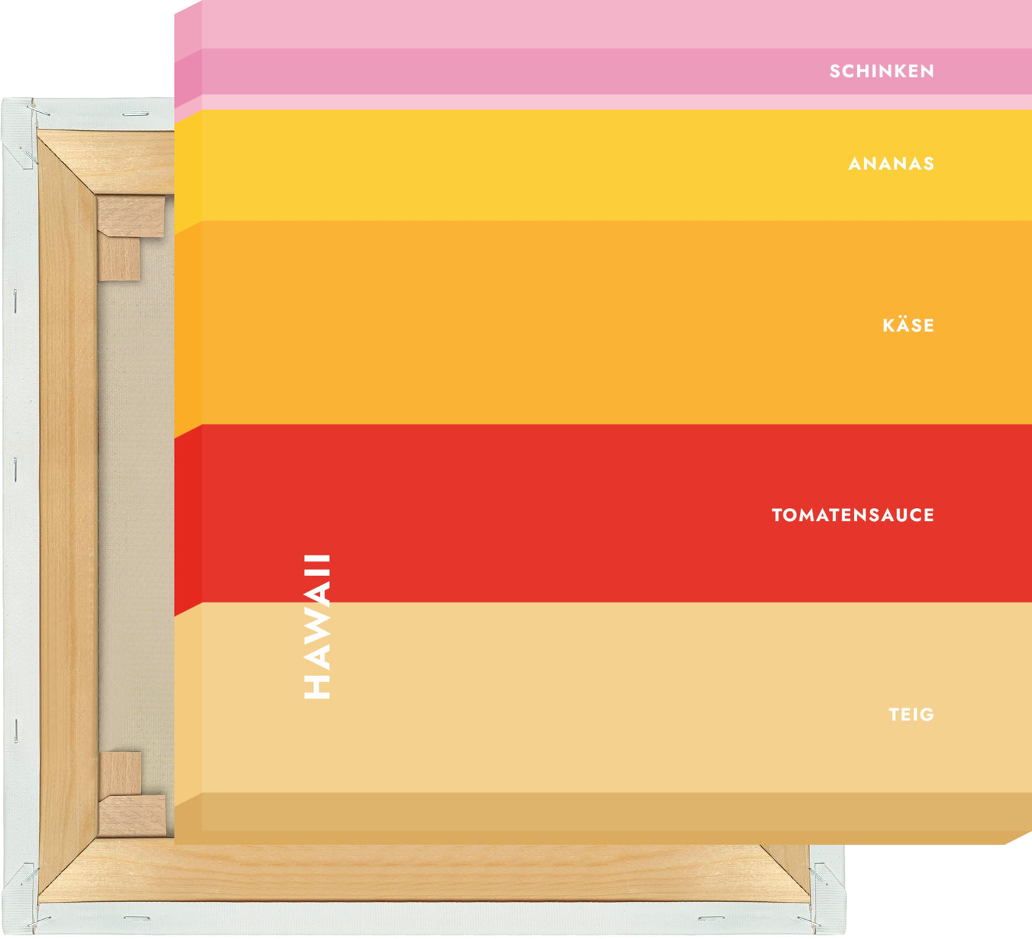 Leinwand Pizza - Hawaii