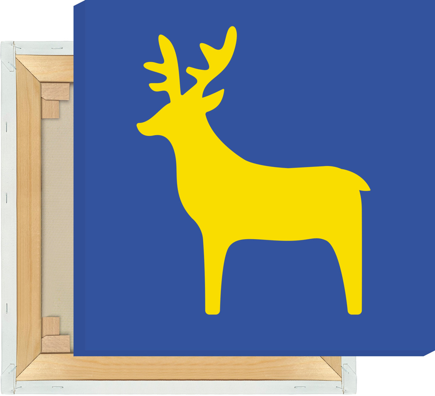 Leinwand Rentier groß