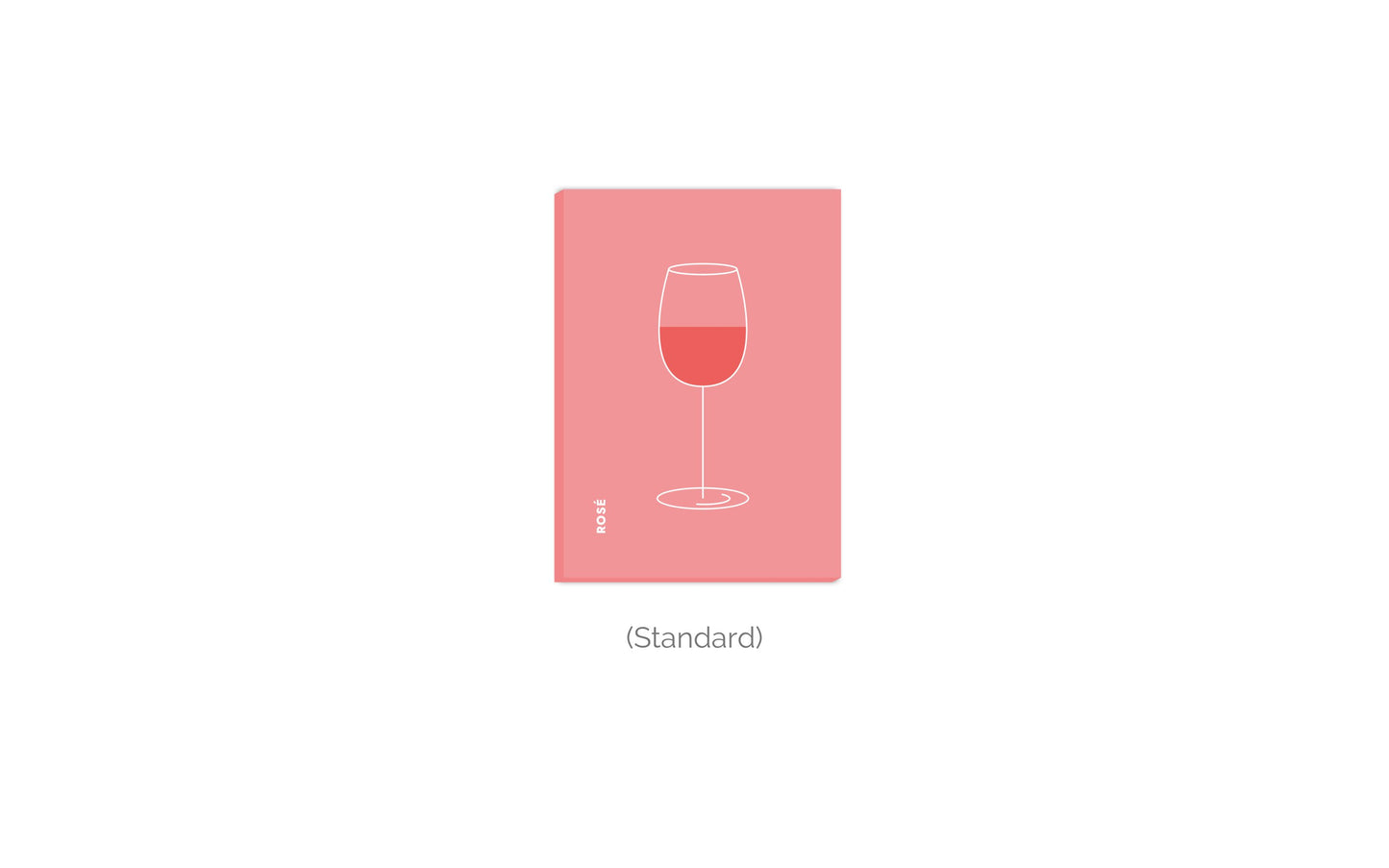 Leinwand Rosé im Glas