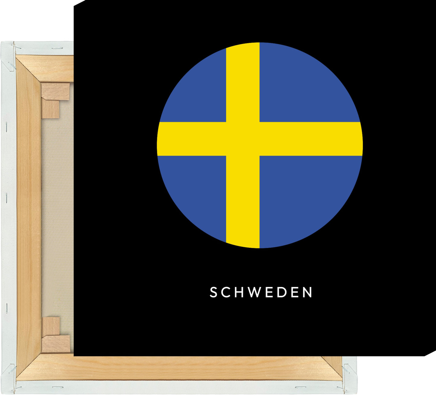 Leinwand Schweden Kreis