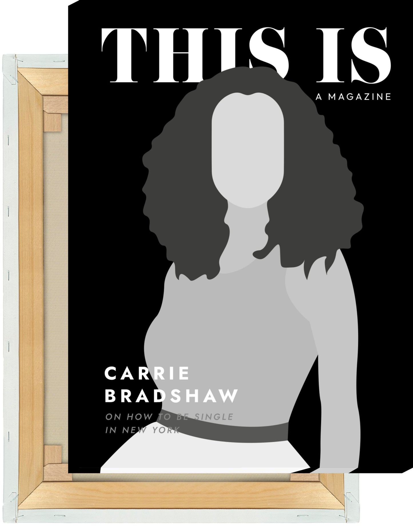 Leinwand Sex And The City - This Is A Magazine - Carrie Bradshaw #1