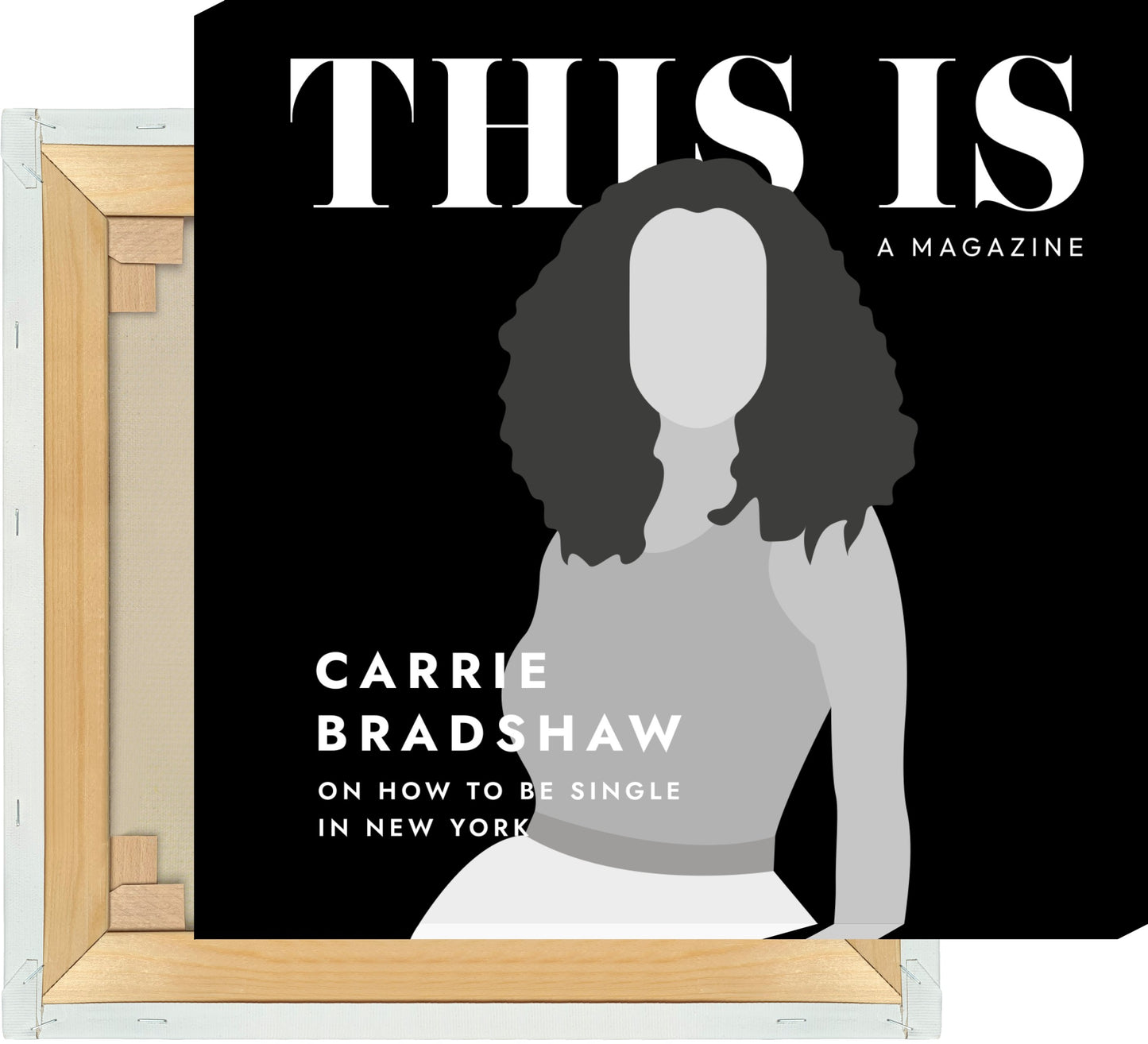 Leinwand Sex And The City - This Is A Magazine - Carrie Bradshaw #1