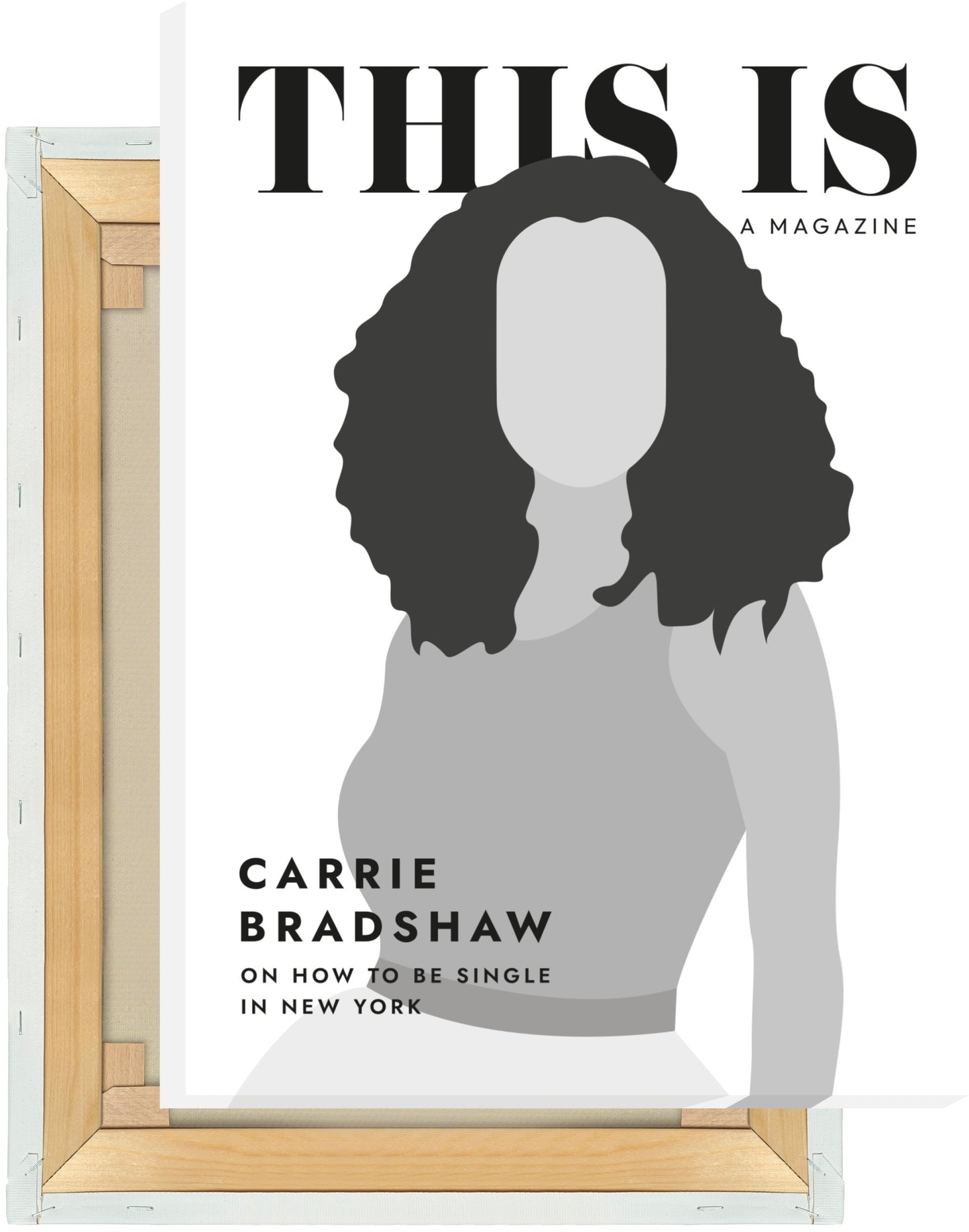Leinwand Sex And The City - This Is A Magazine - Carrie Bradshaw #1