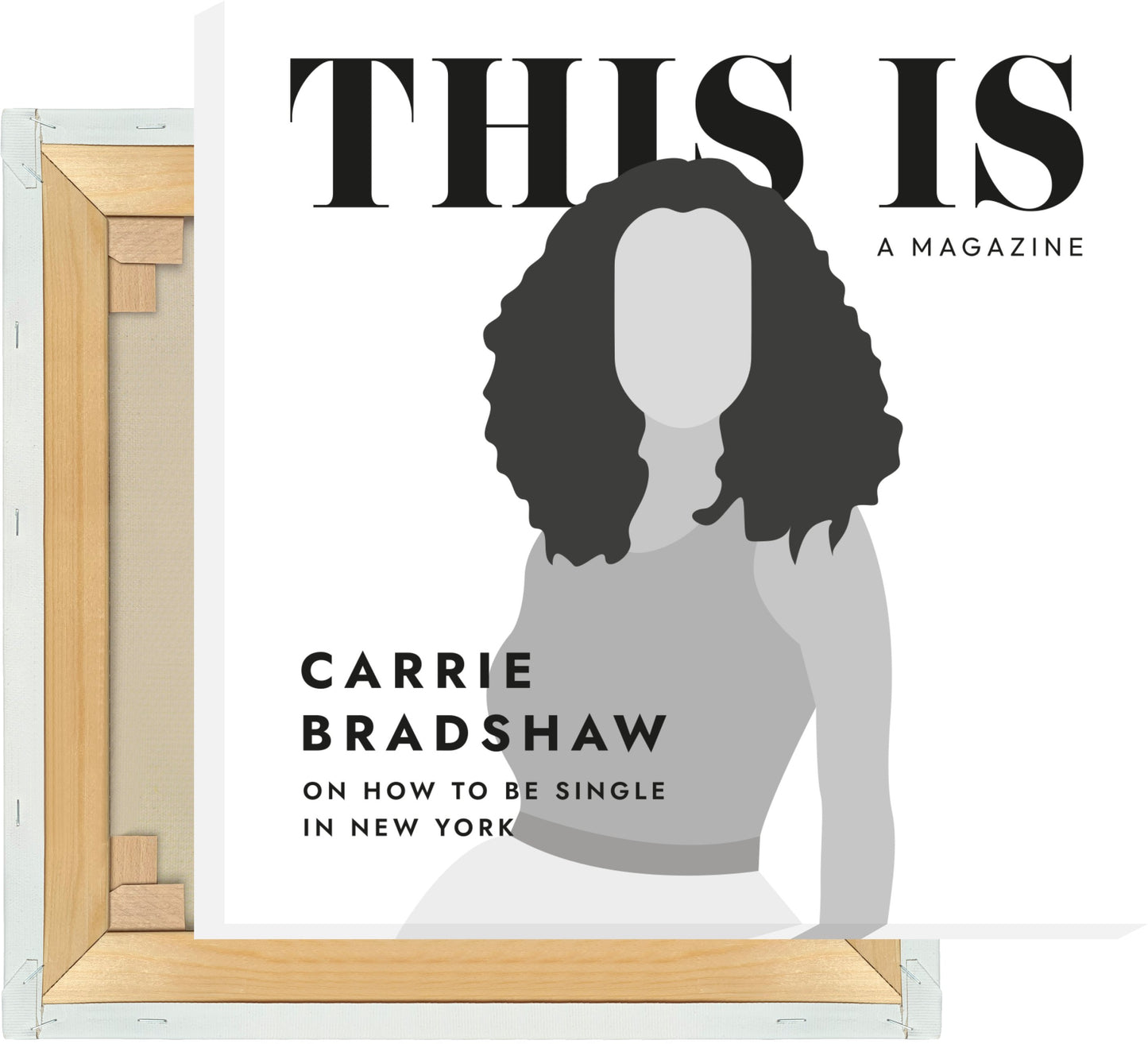 Leinwand Sex And The City - This Is A Magazine - Carrie Bradshaw #1