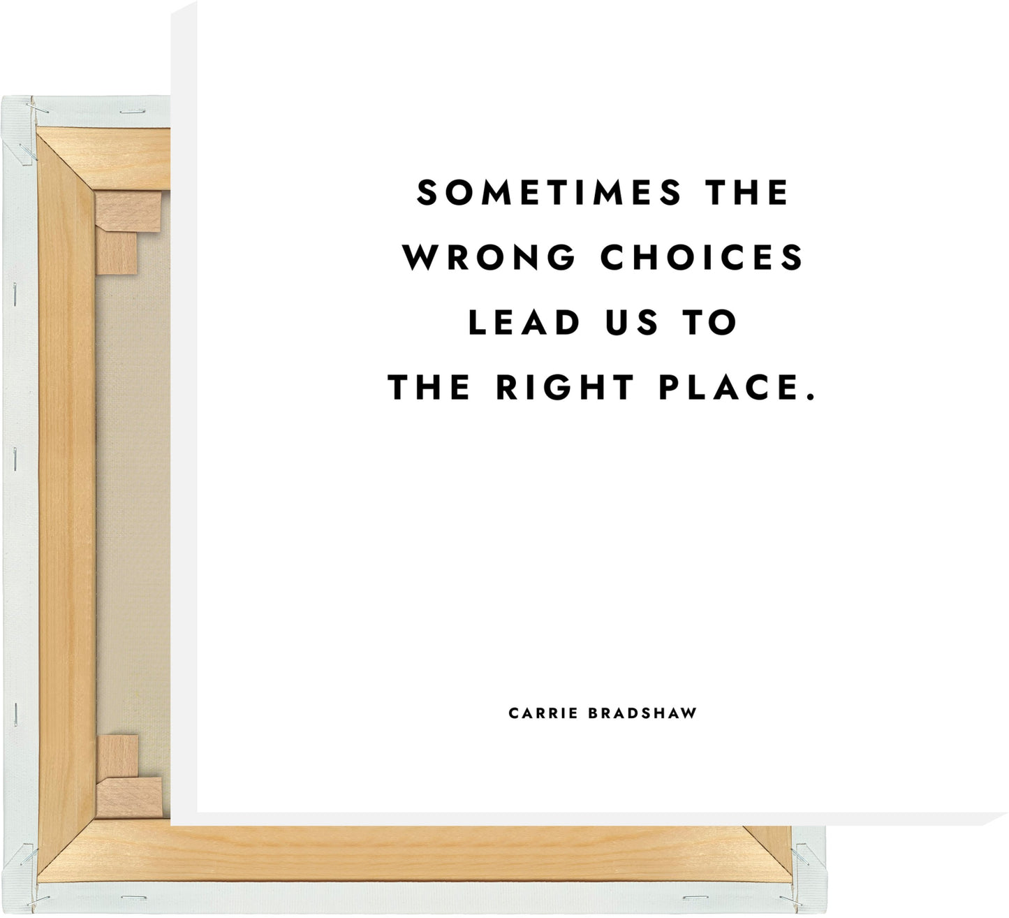 Leinwand Sex And The City - Wrong Choices Right Place