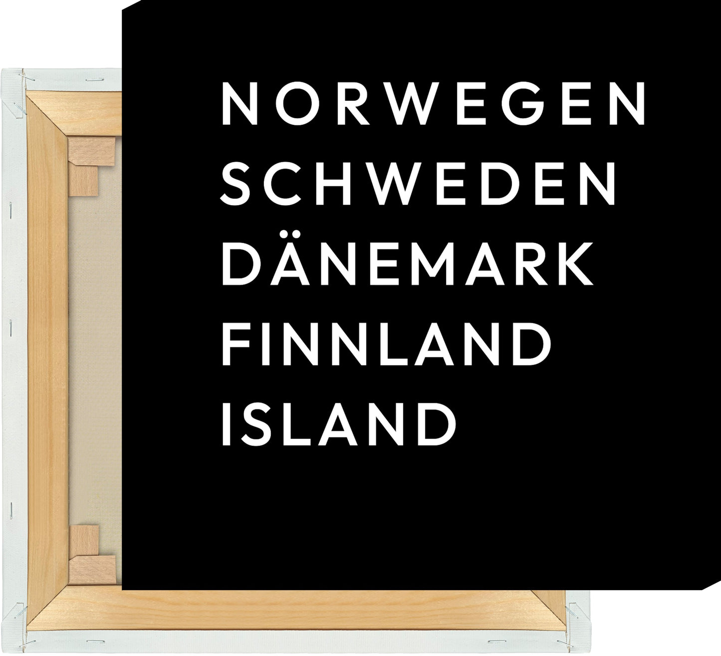 Leinwand Skandinavische Länder
