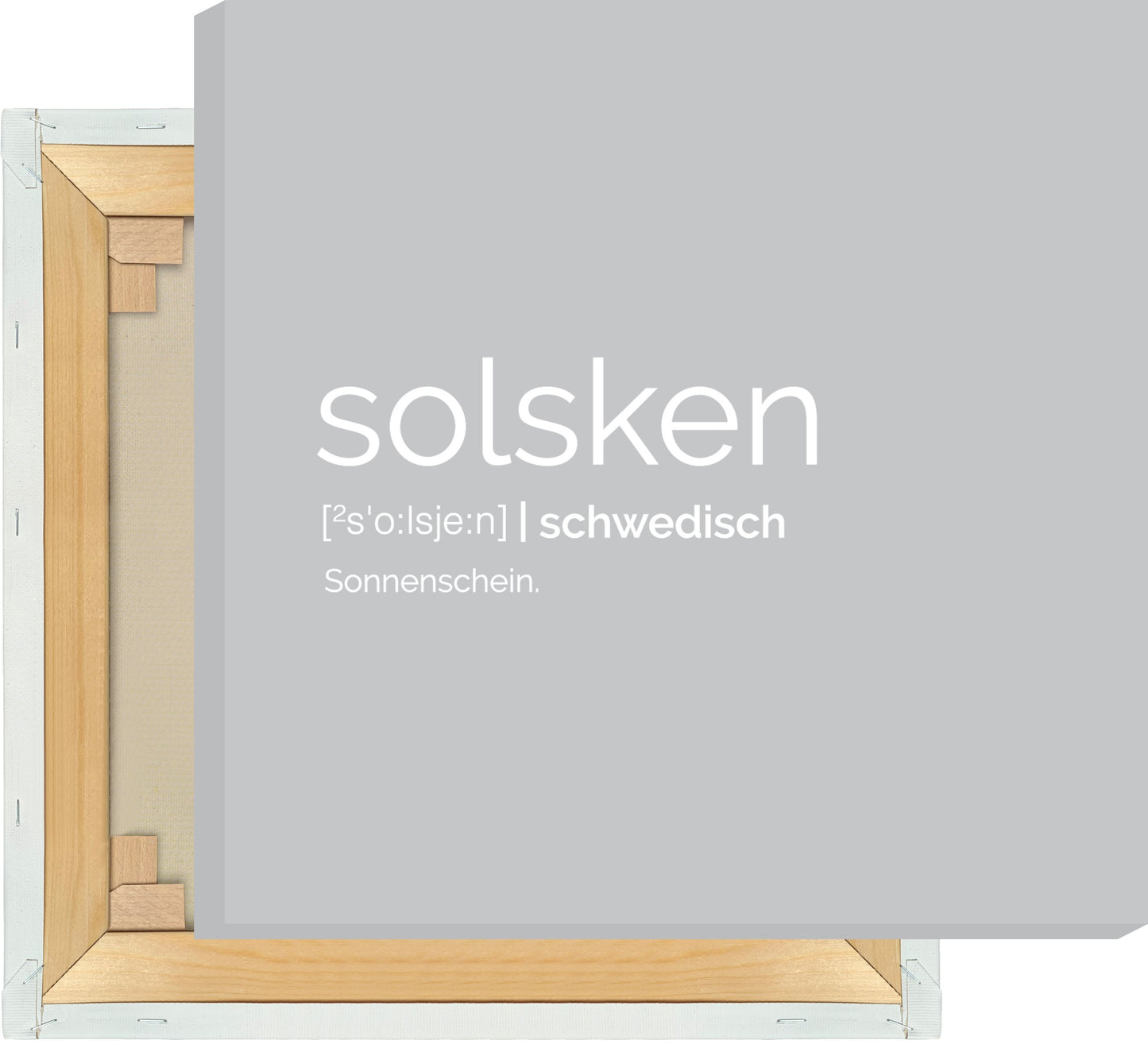 Leinwand Solsken