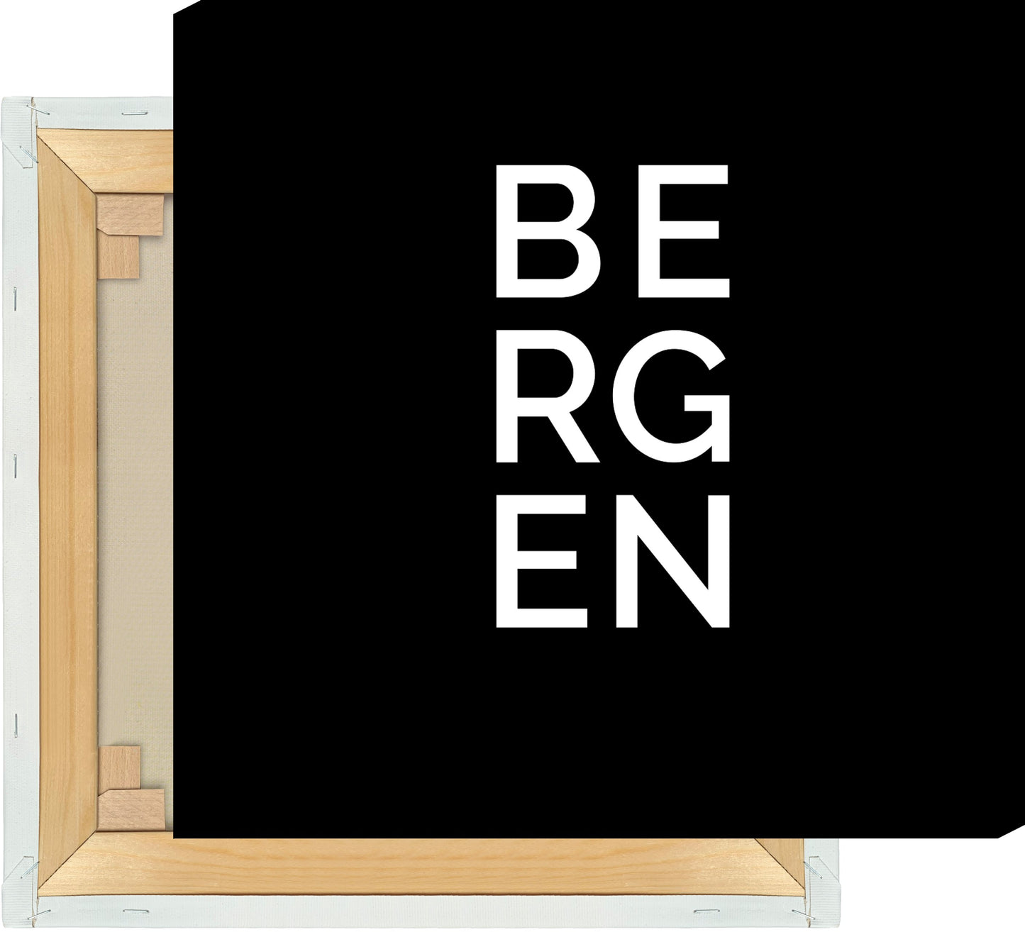 Leinwand Stadt BERGEN