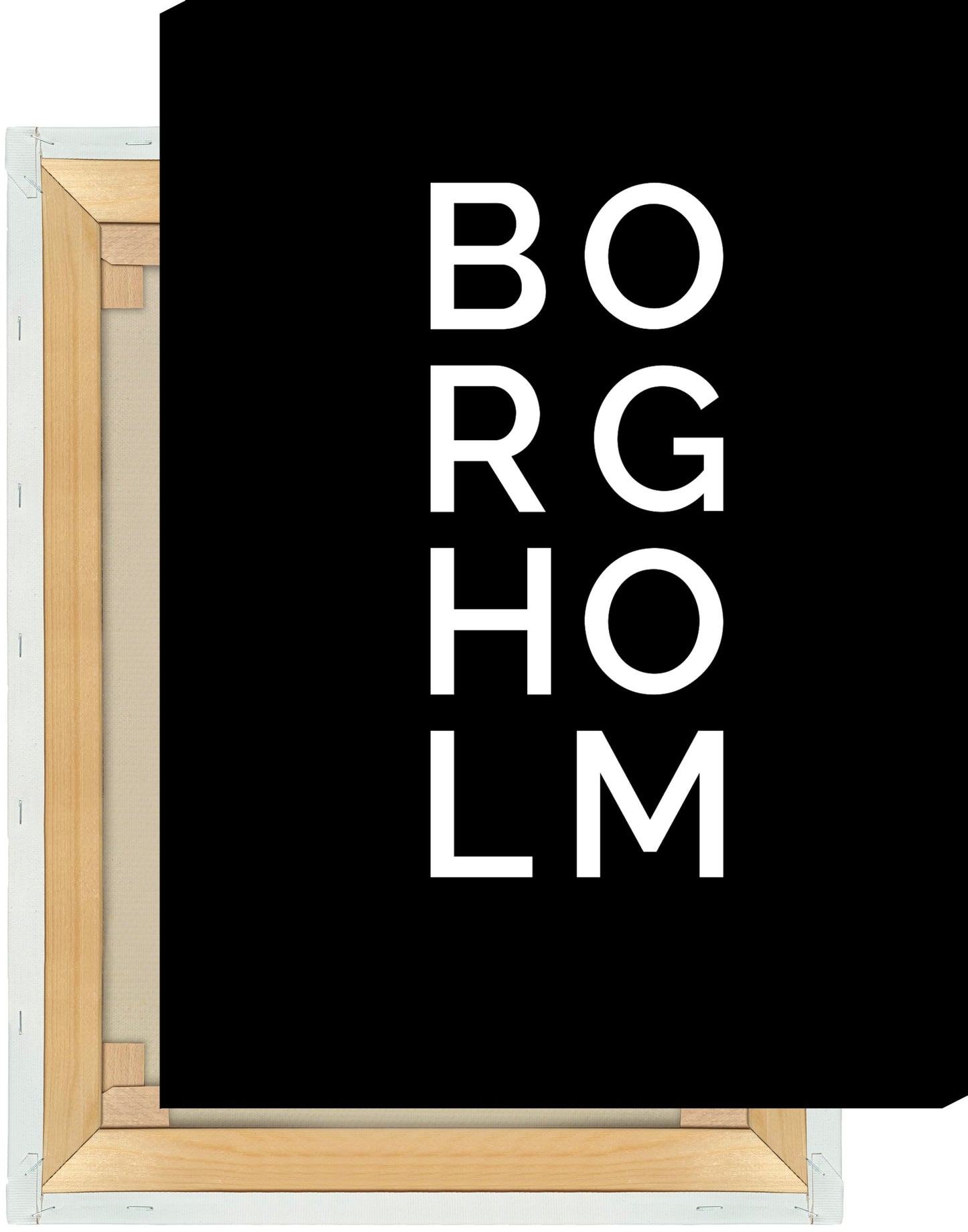 Leinwand Stadt BORGHOLM