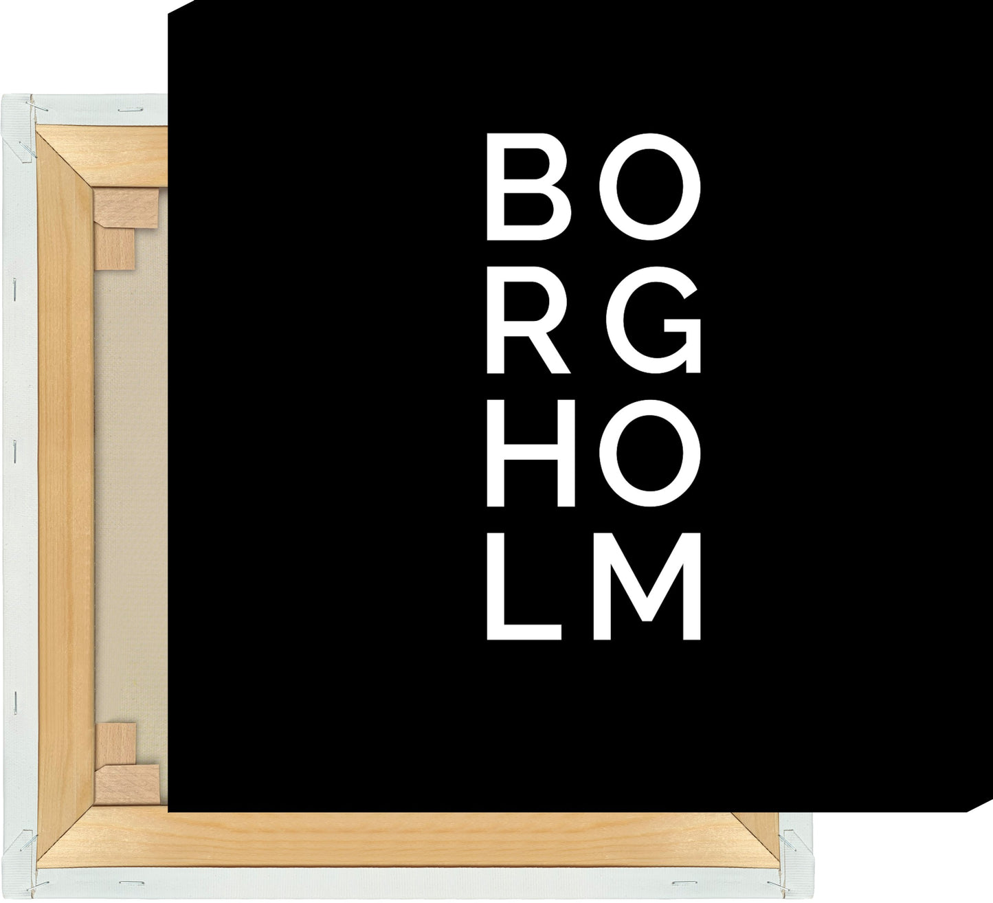 Leinwand Stadt BORGHOLM