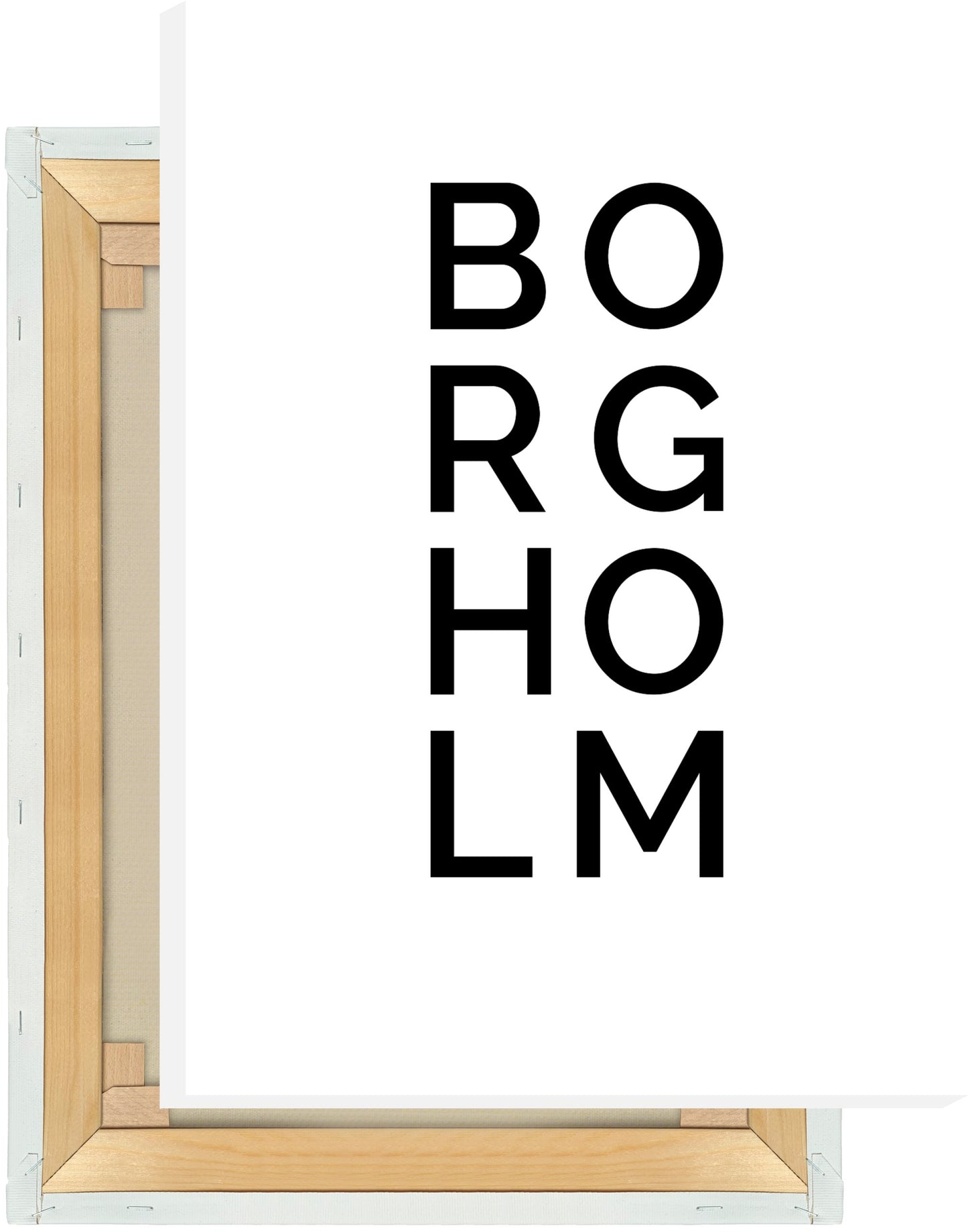 Leinwand Stadt BORGHOLM