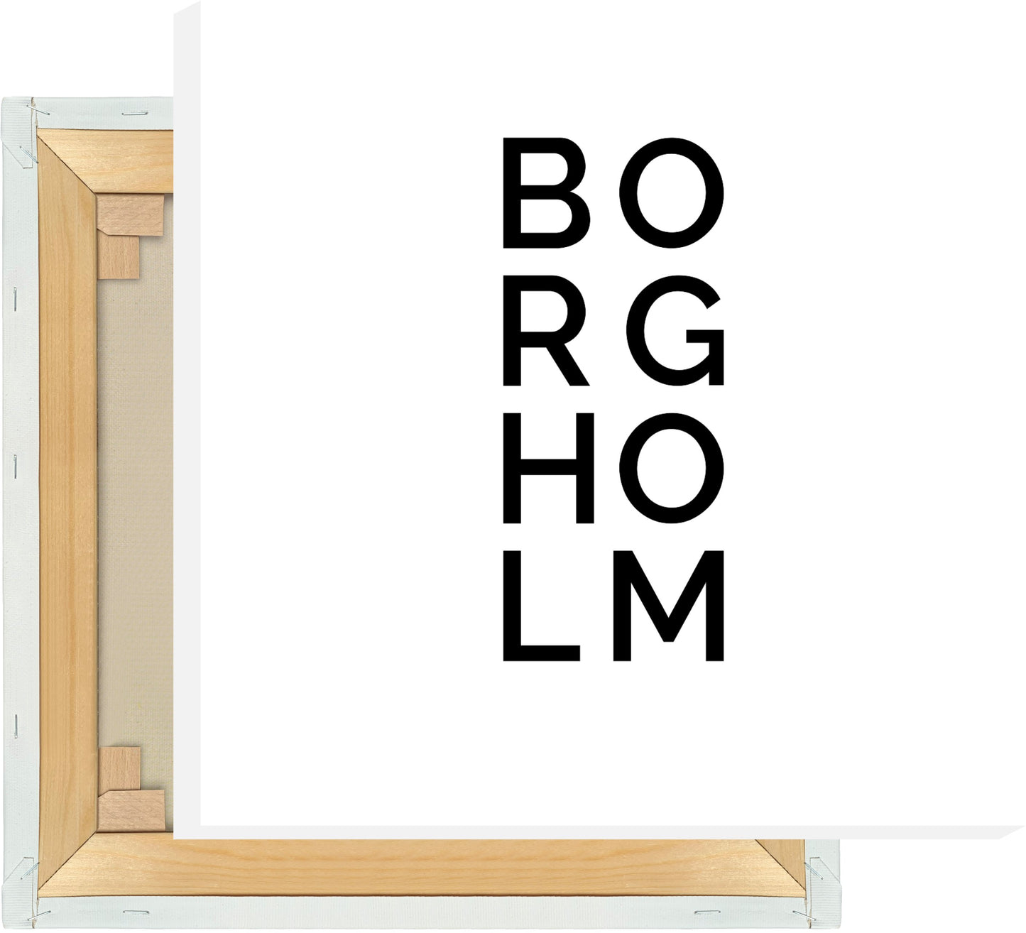 Leinwand Stadt BORGHOLM