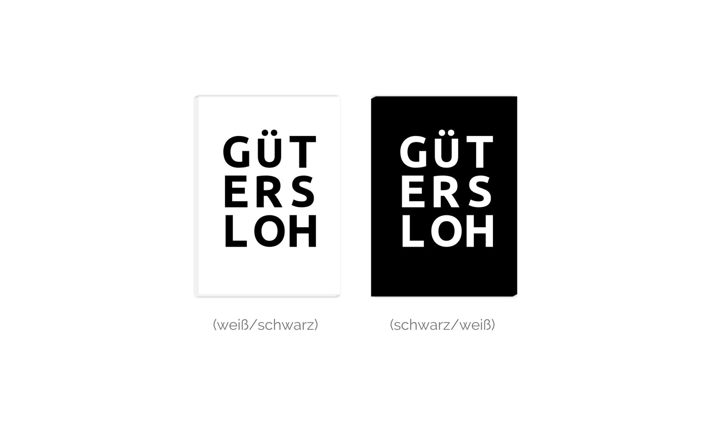 Leinwand Stadt GÜTERSLOH