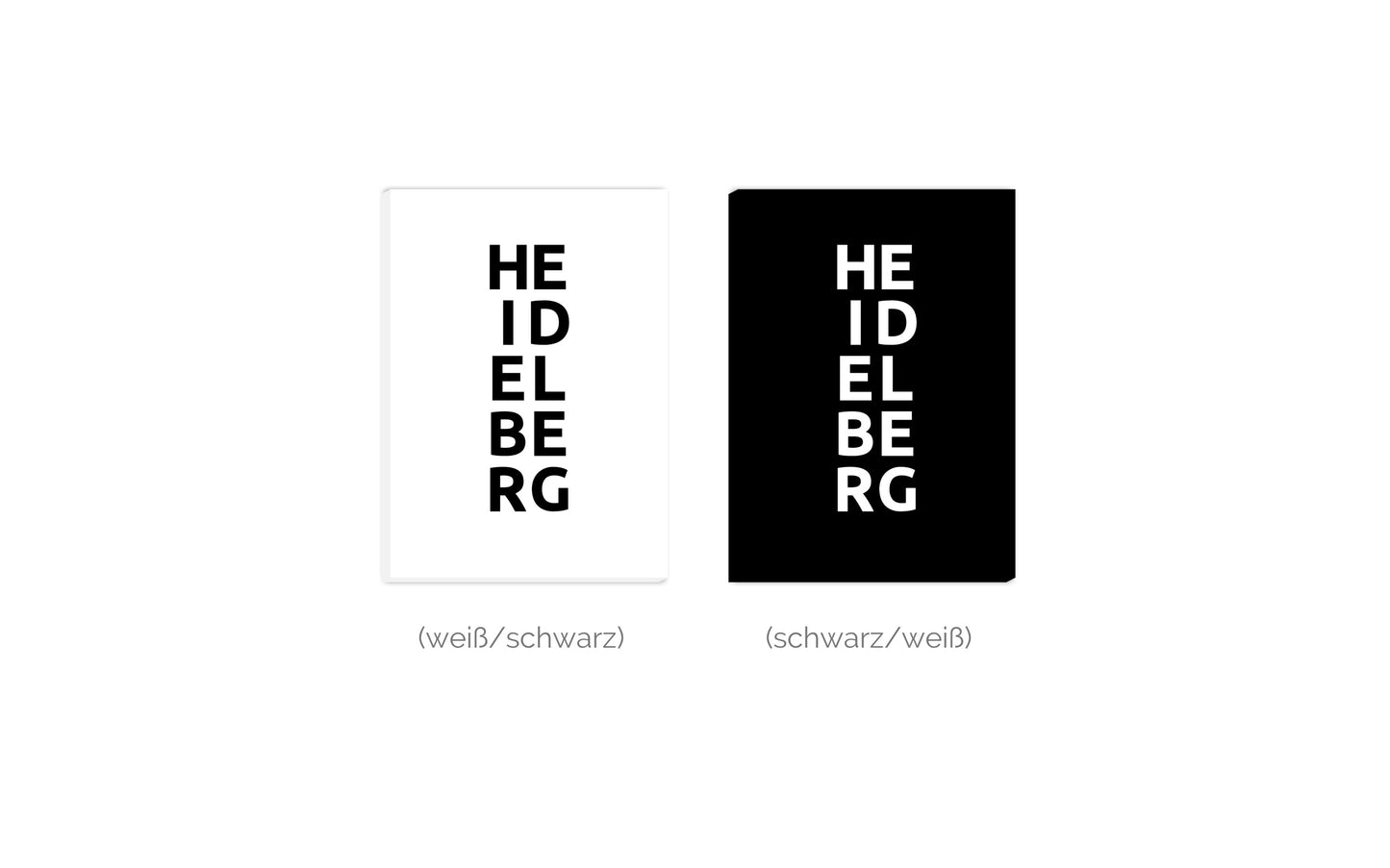 Leinwand Stadt HEIDELBERG