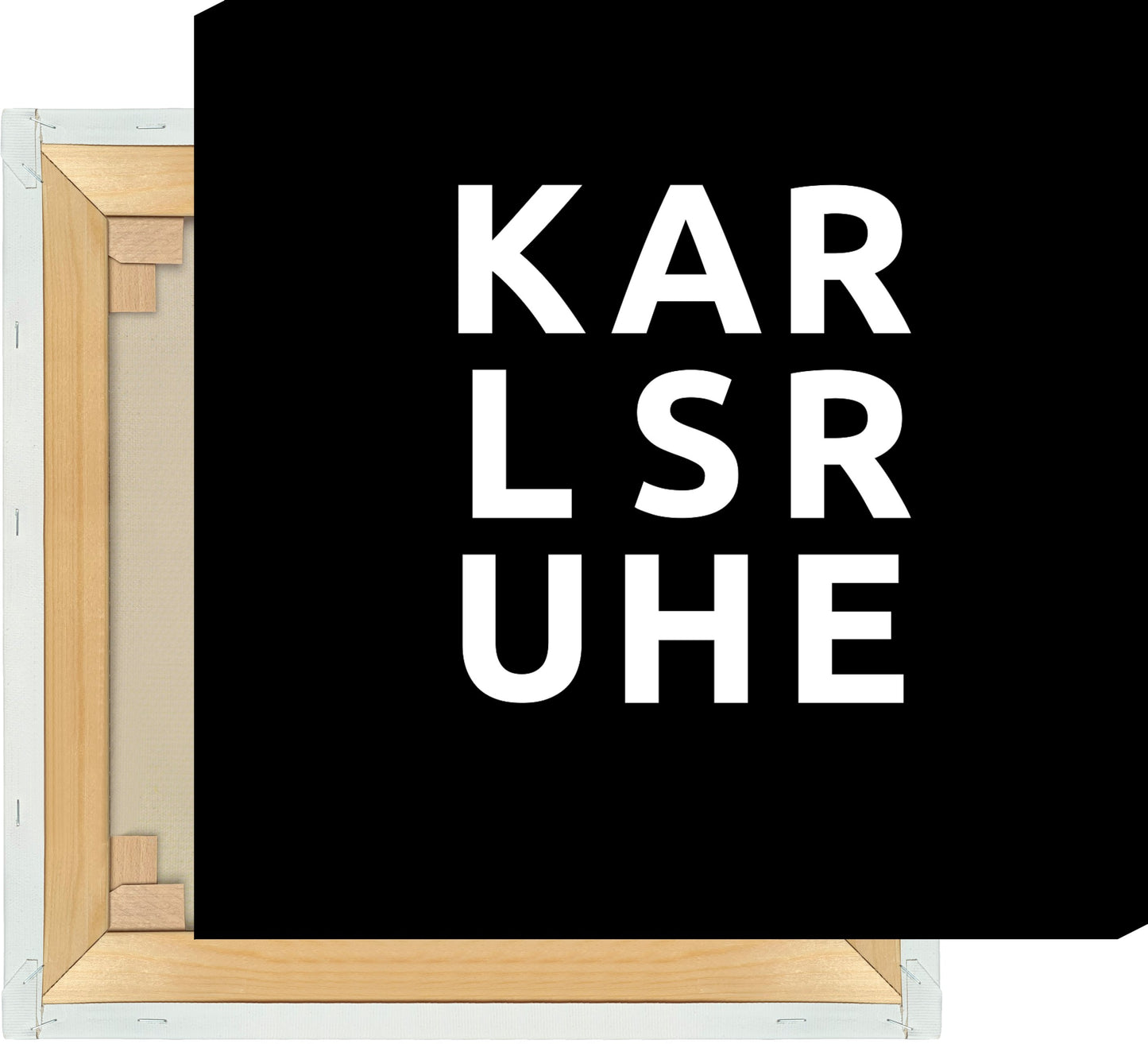 Leinwand Stadt KARLSRUHE