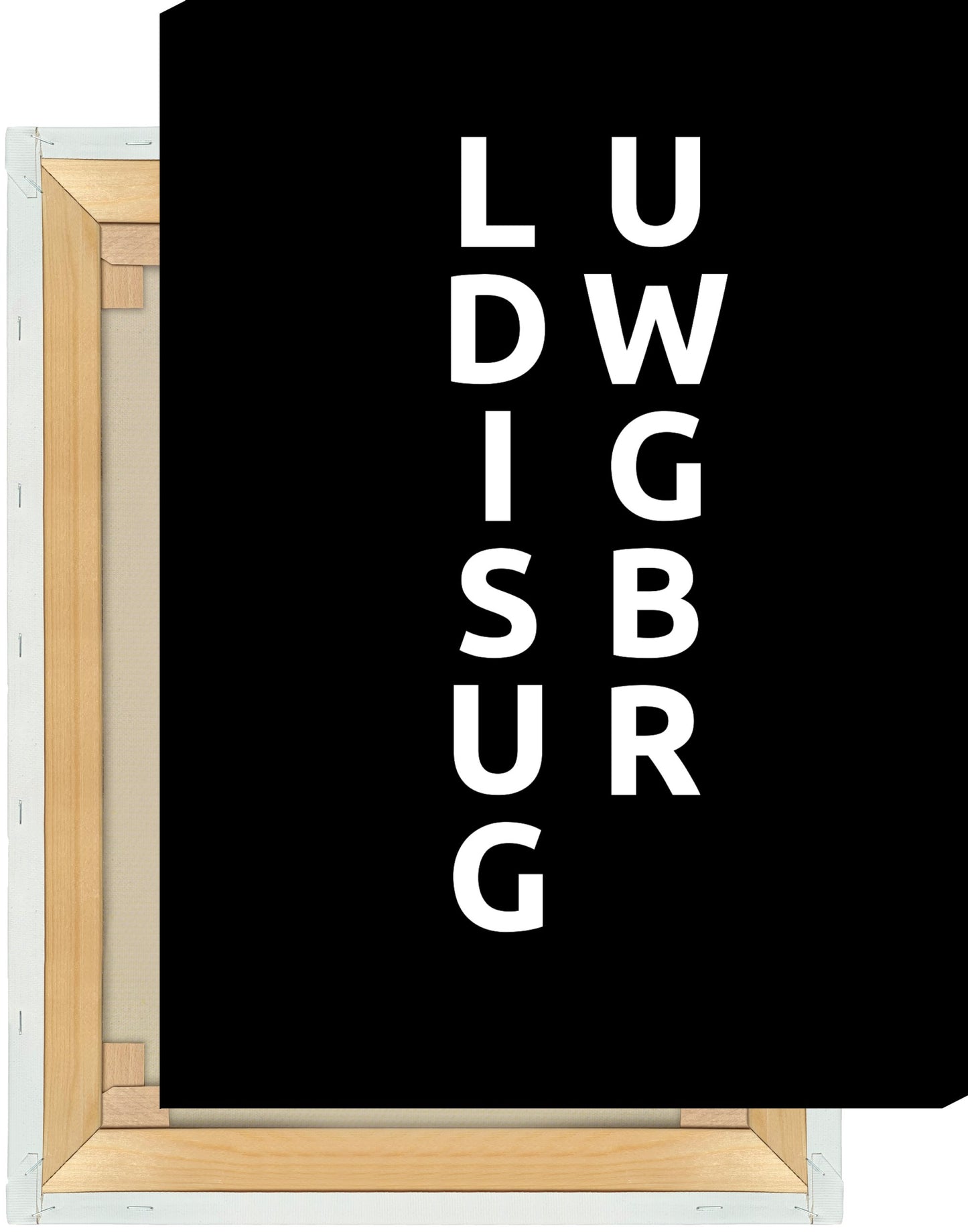 Leinwand Stadt LUDWIGSBURG