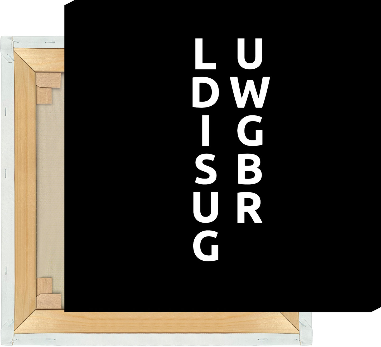 Leinwand Stadt LUDWIGSBURG