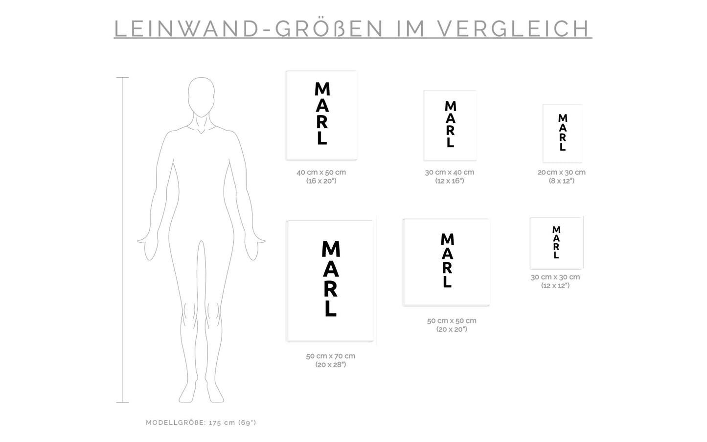 Leinwand Stadt MARL
