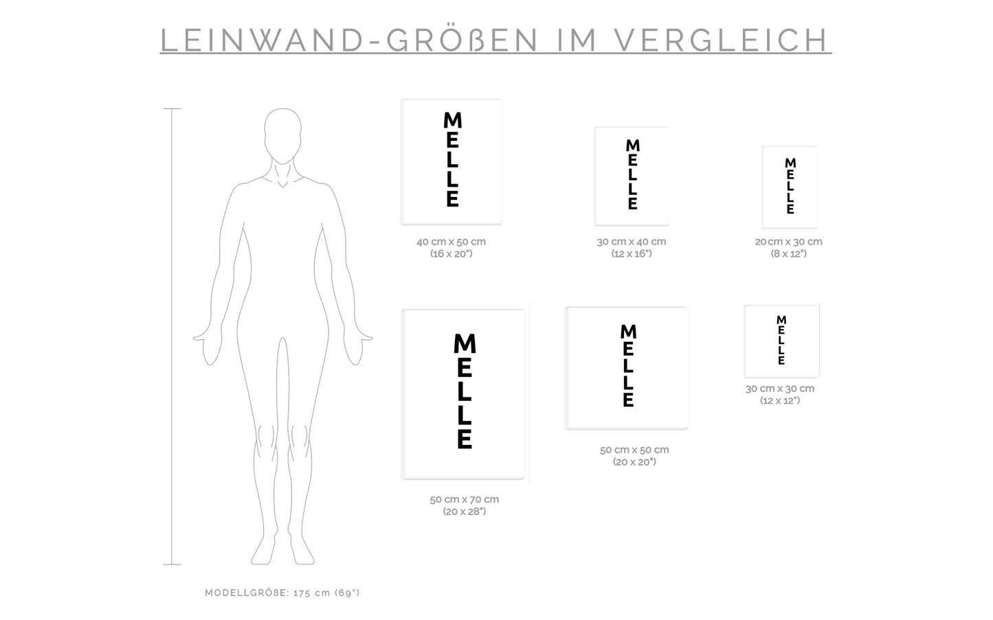Leinwand Stadt MELLE