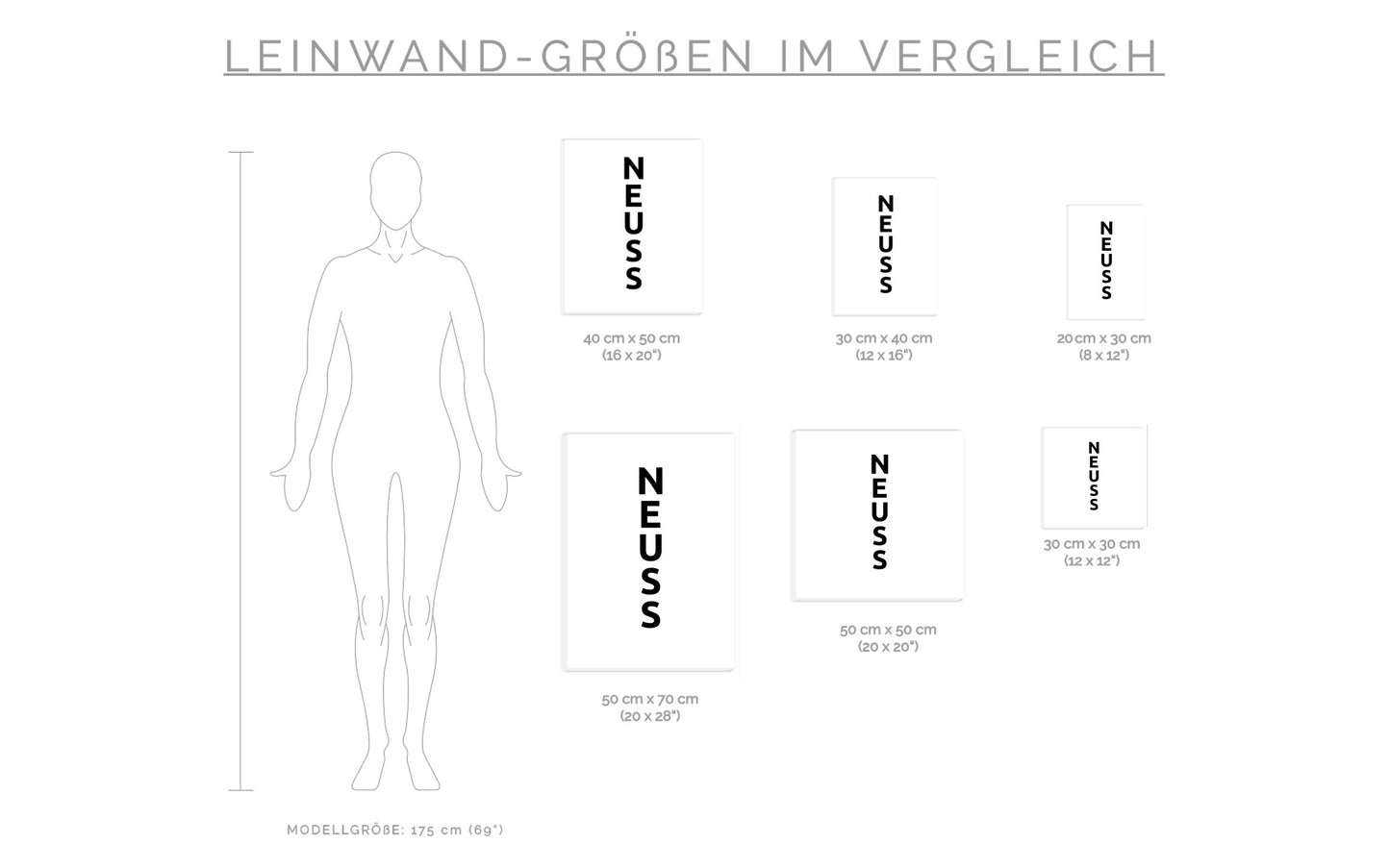 Leinwand Stadt NEUSS