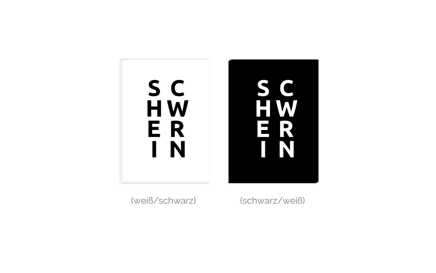 Leinwand Stadt SCHWERIN