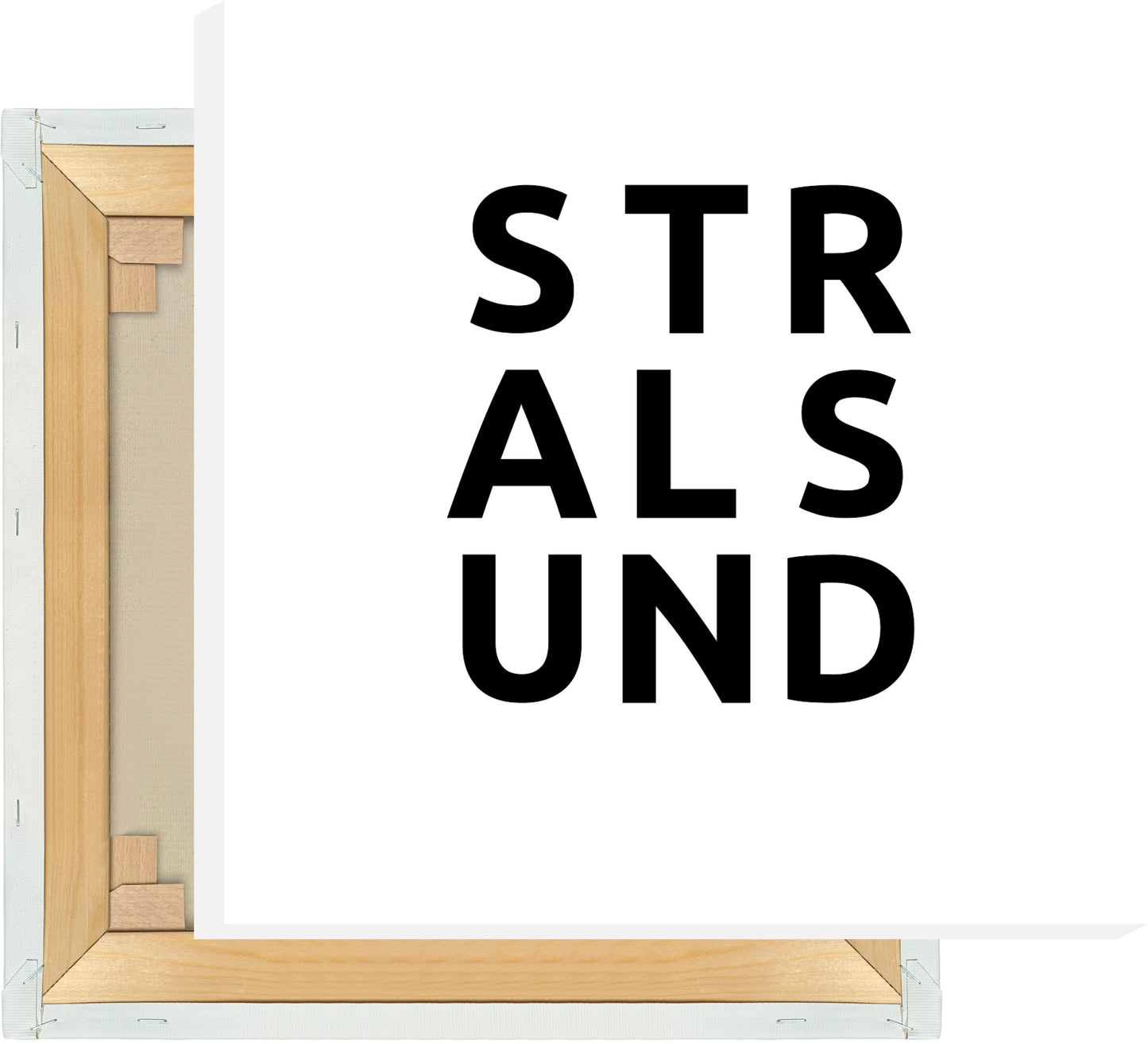 Leinwand Stadt STRALSUND