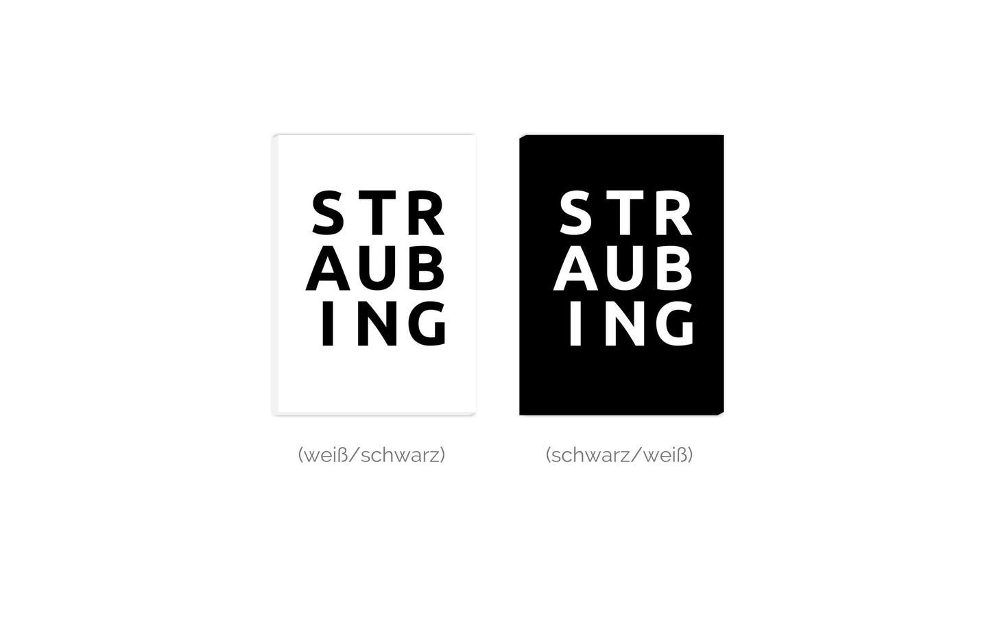 Leinwand Stadt STRAUBING