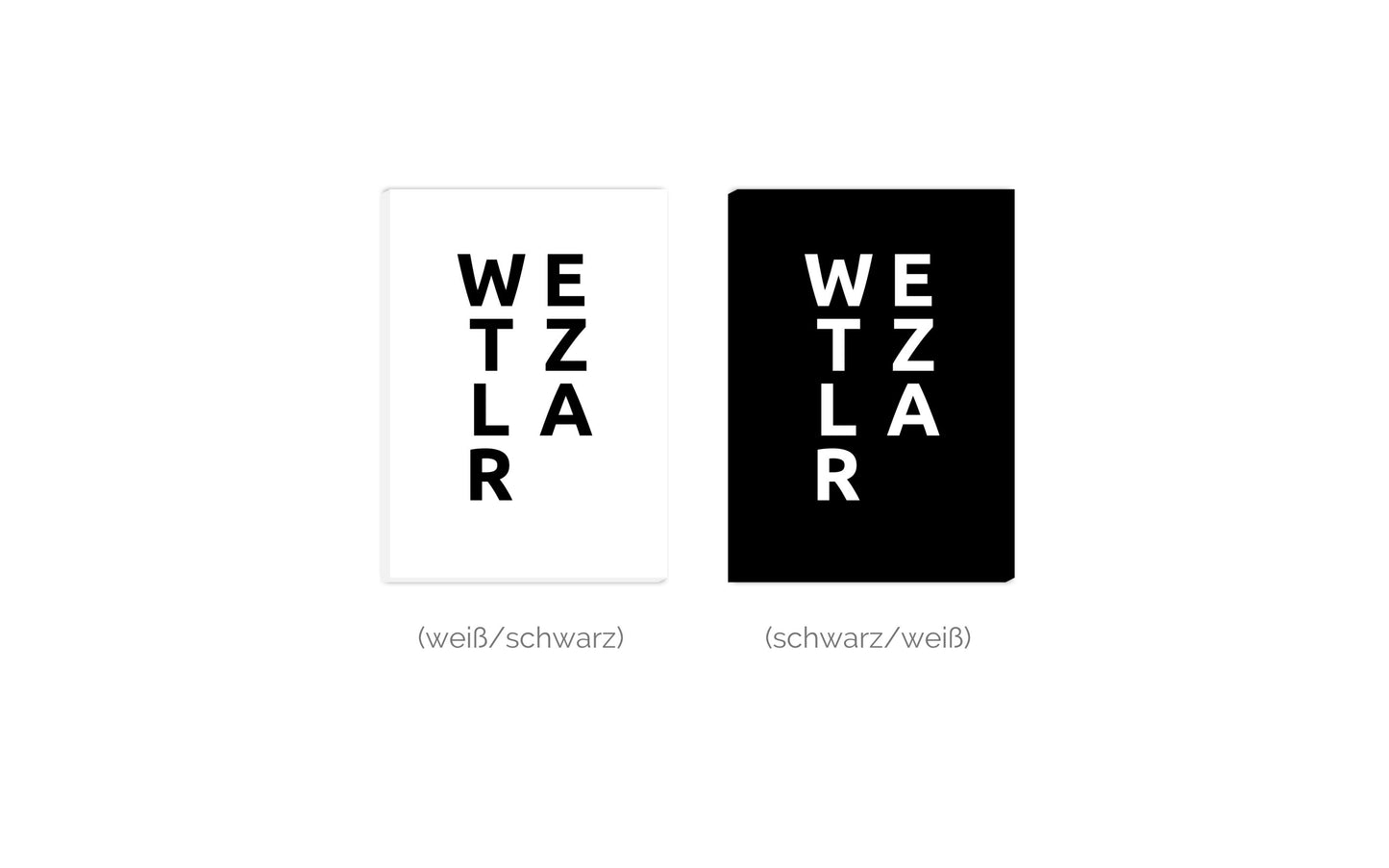Leinwand Stadt WETZLAR