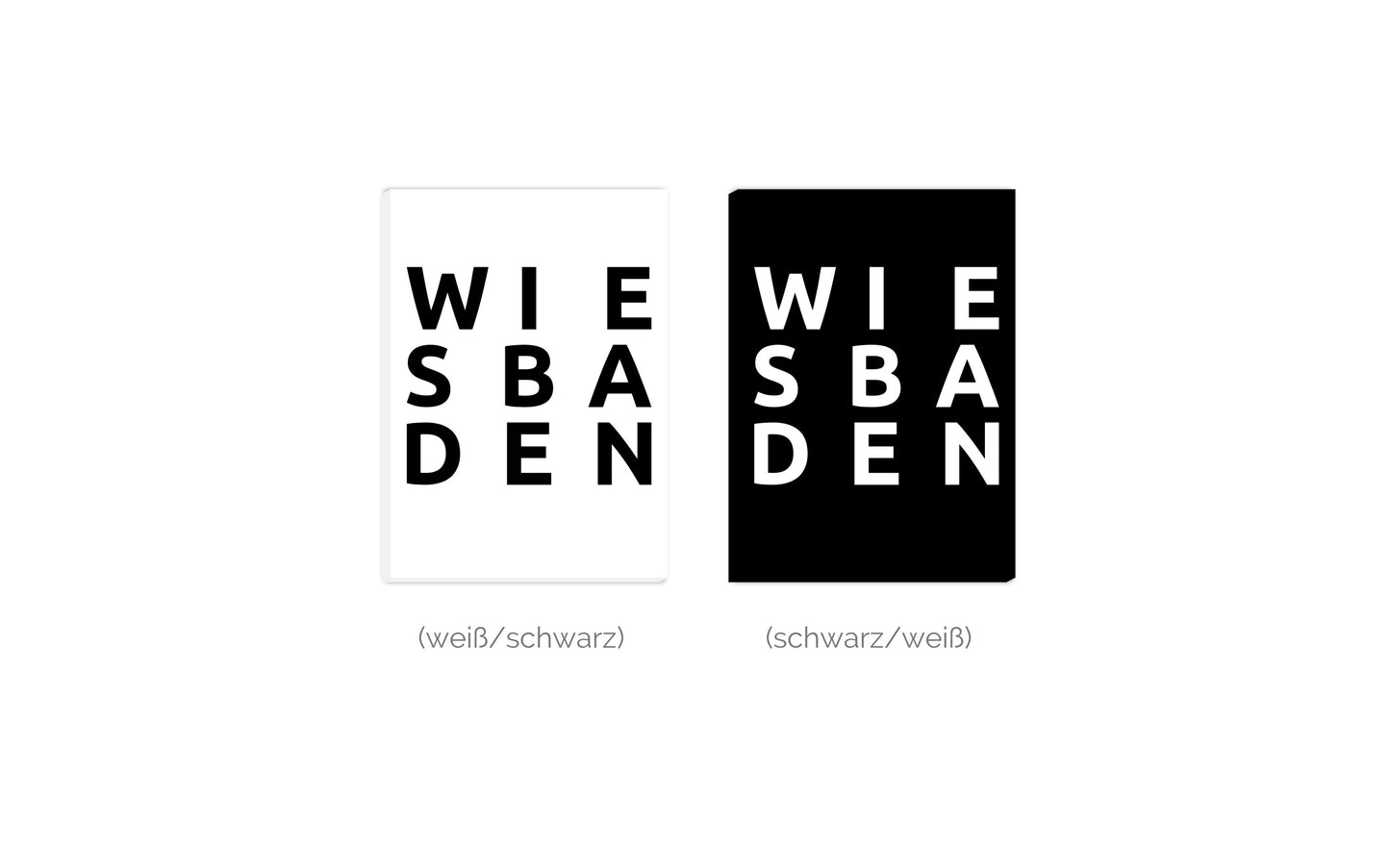 Leinwand Stadt WIESBADEN