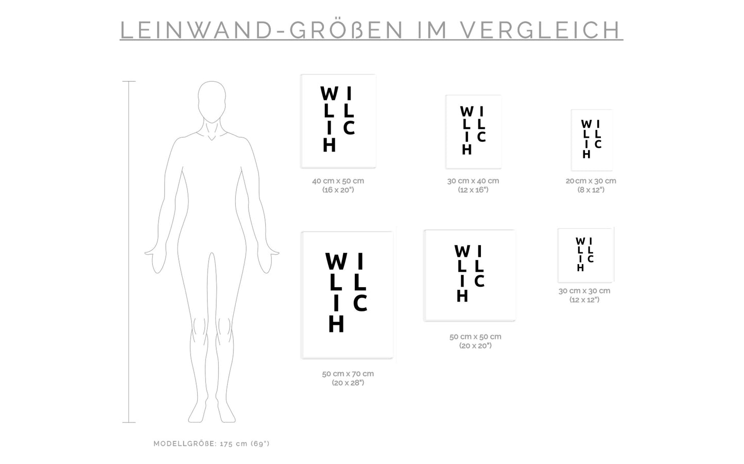 Leinwand Stadt WILLICH