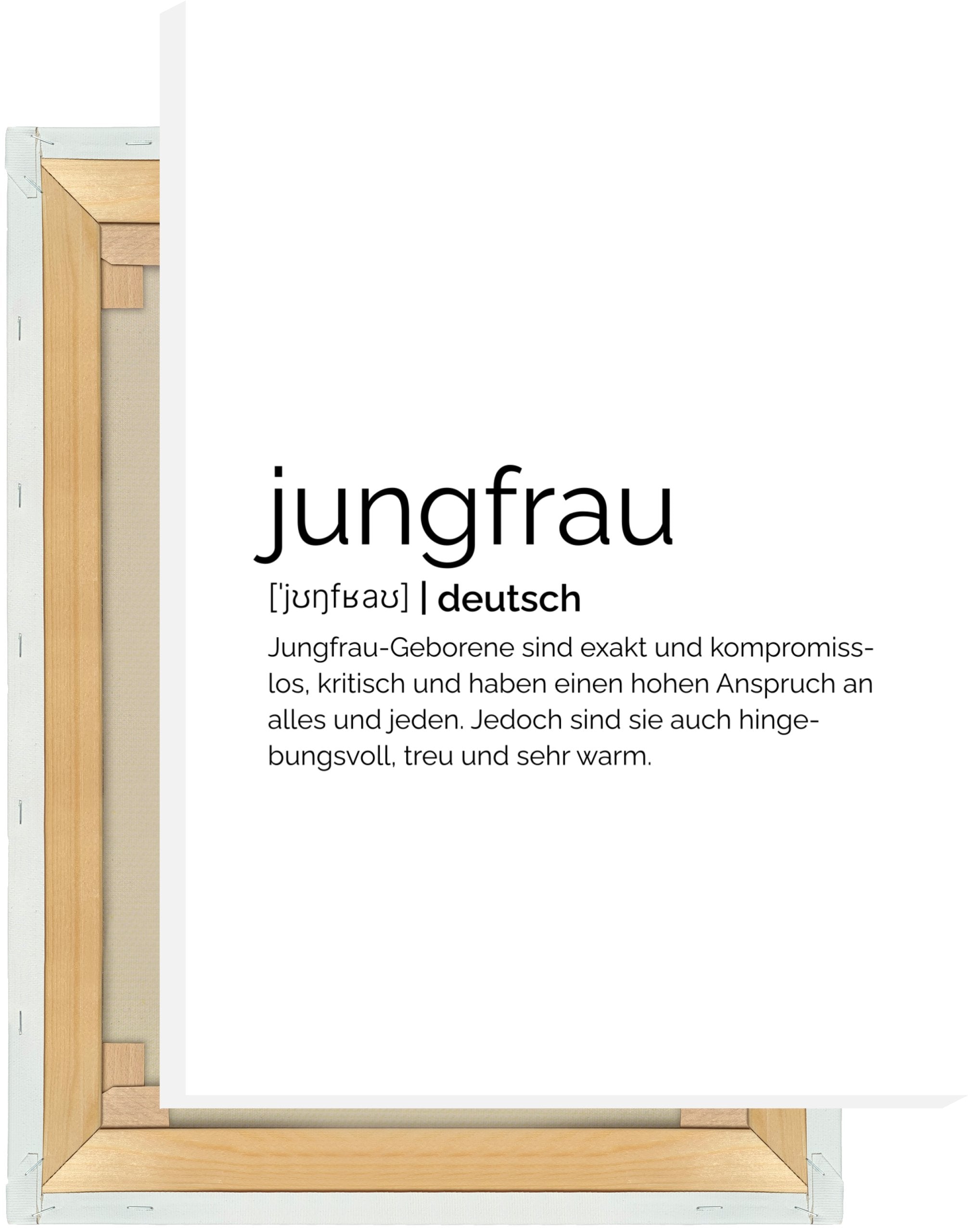 Leinwand Sternzeichen - Jungfrau – Definition MOTIVISSO