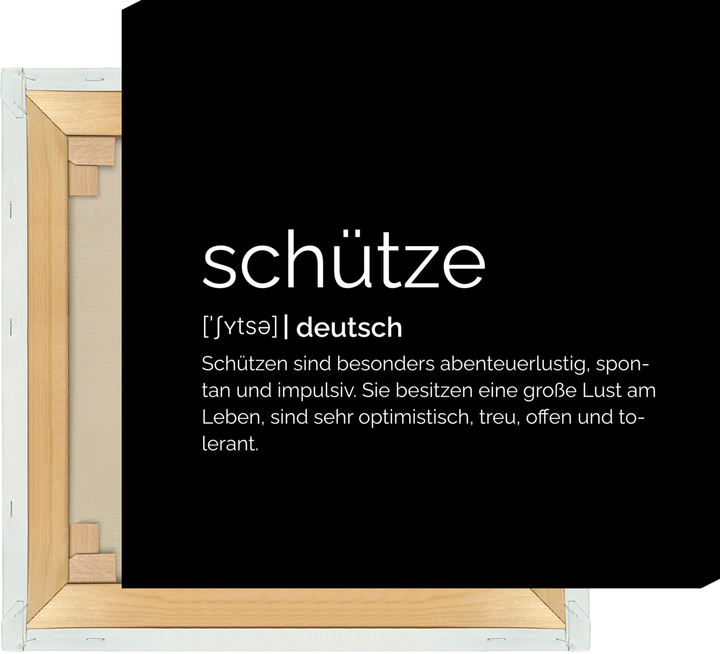 Leinwand Sternzeichen Schütze - Definition