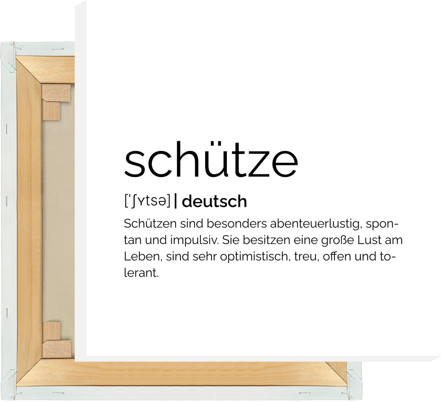 Leinwand Sternzeichen Schütze - Definition