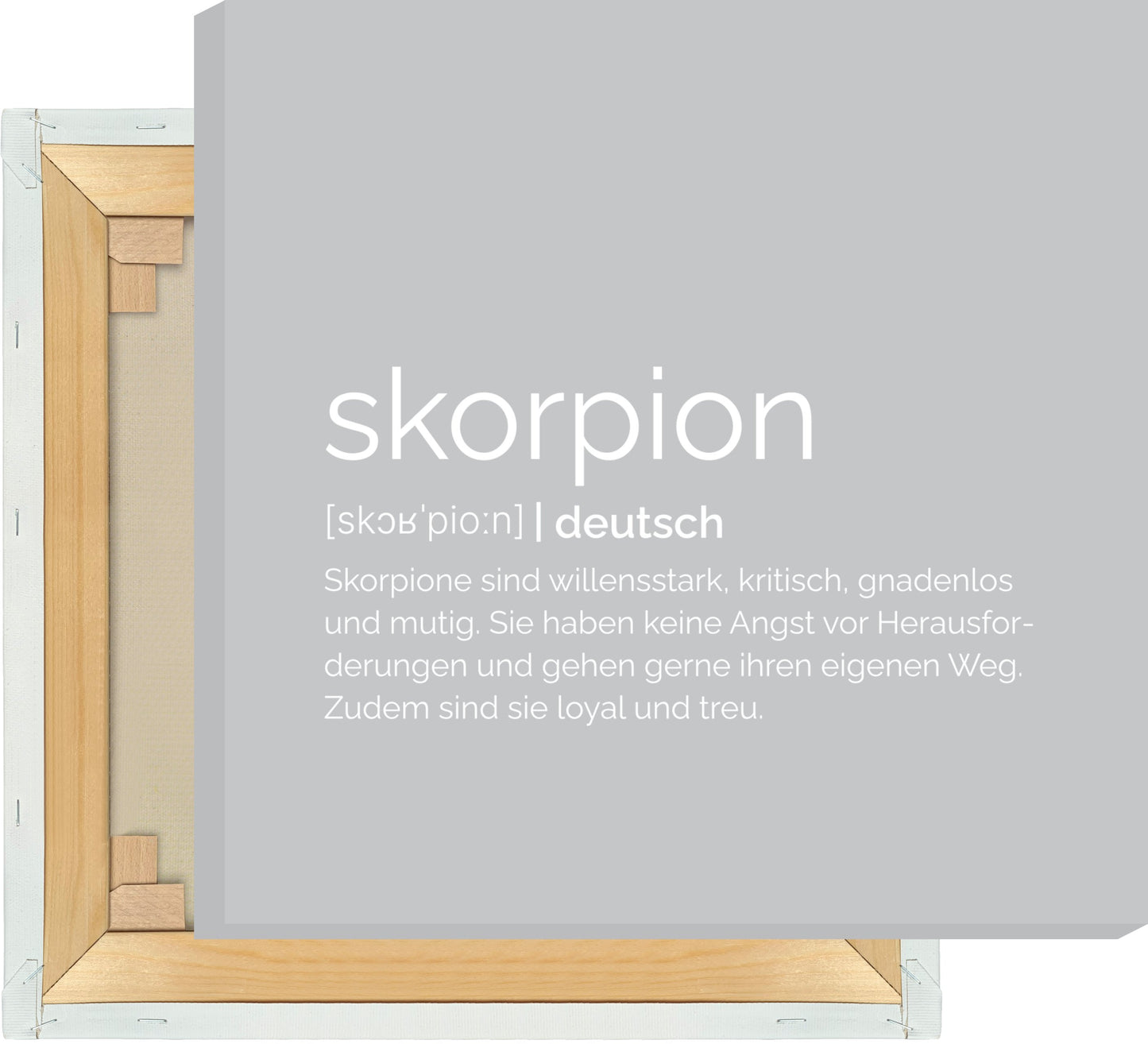 Leinwand Sternzeichen Skorpion - Definition