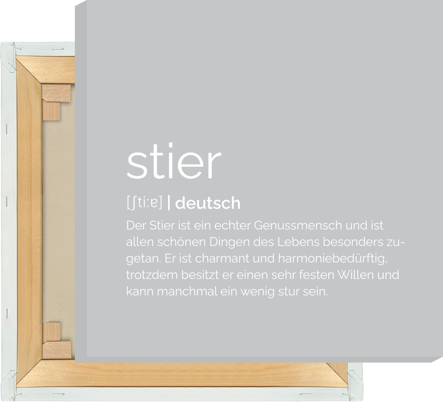 Leinwand Sternzeichen Stier - Definition