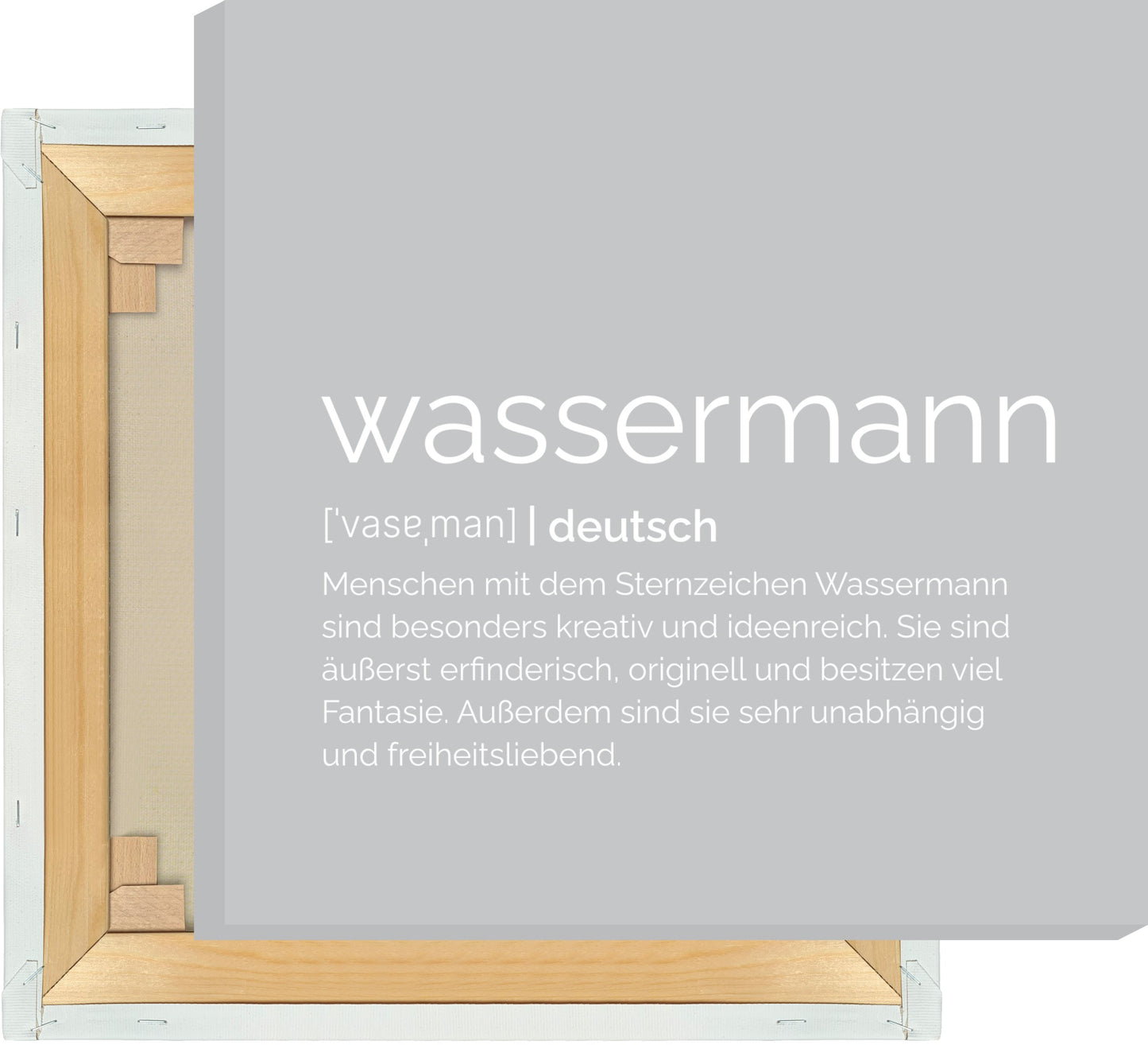 Leinwand Sternzeichen Wassermann - Definition