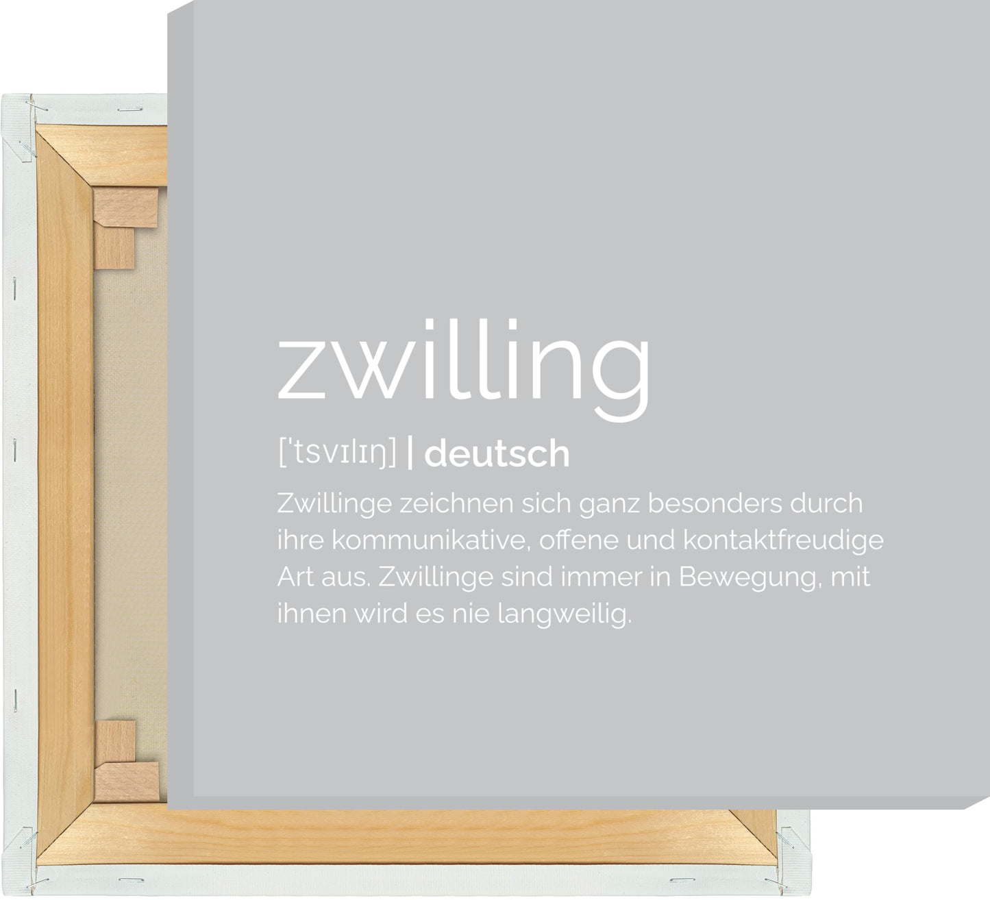 Leinwand Sternzeichen Zwilling - Definition