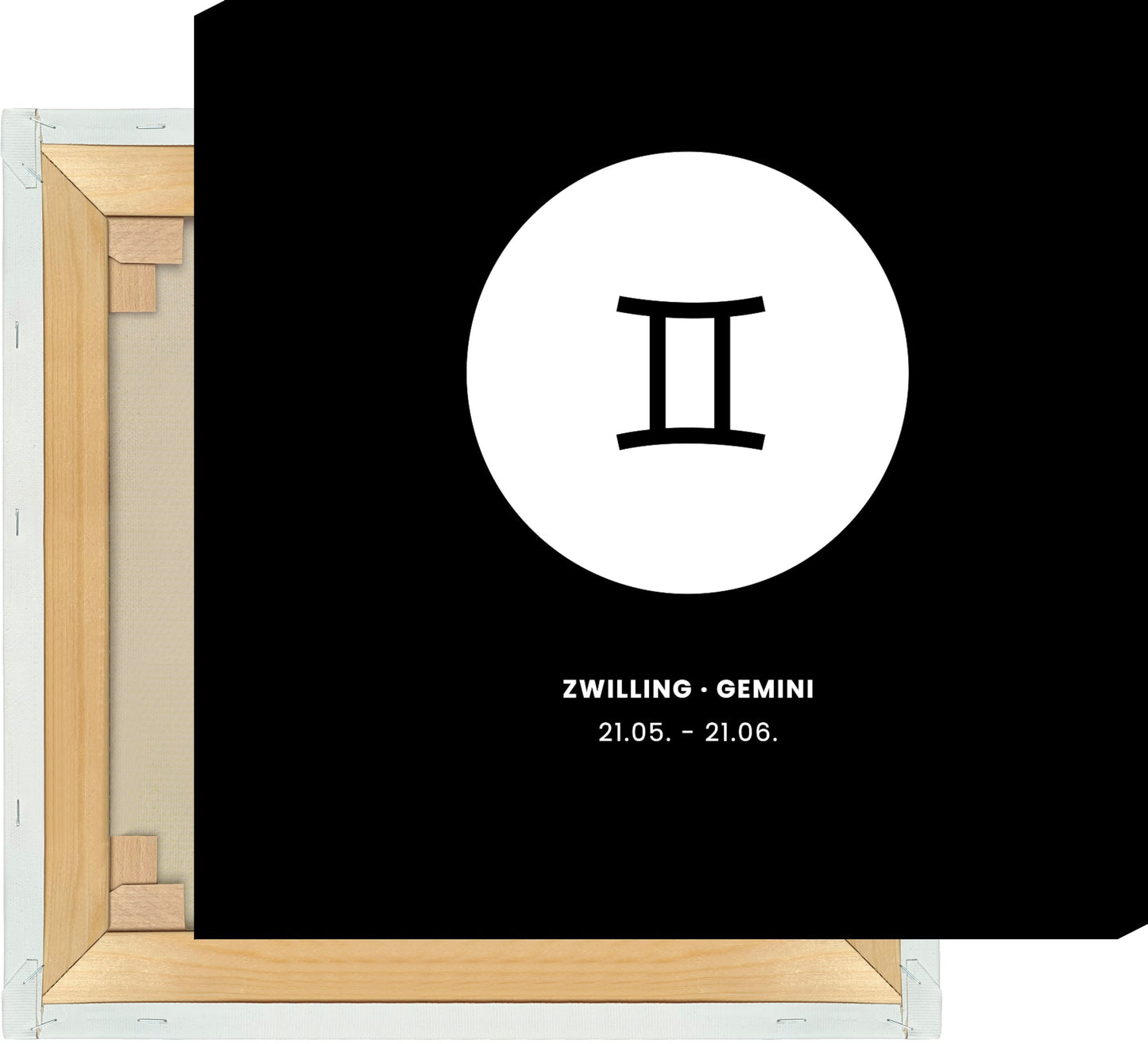 Leinwand Sternzeichen Zwilling - Symbol