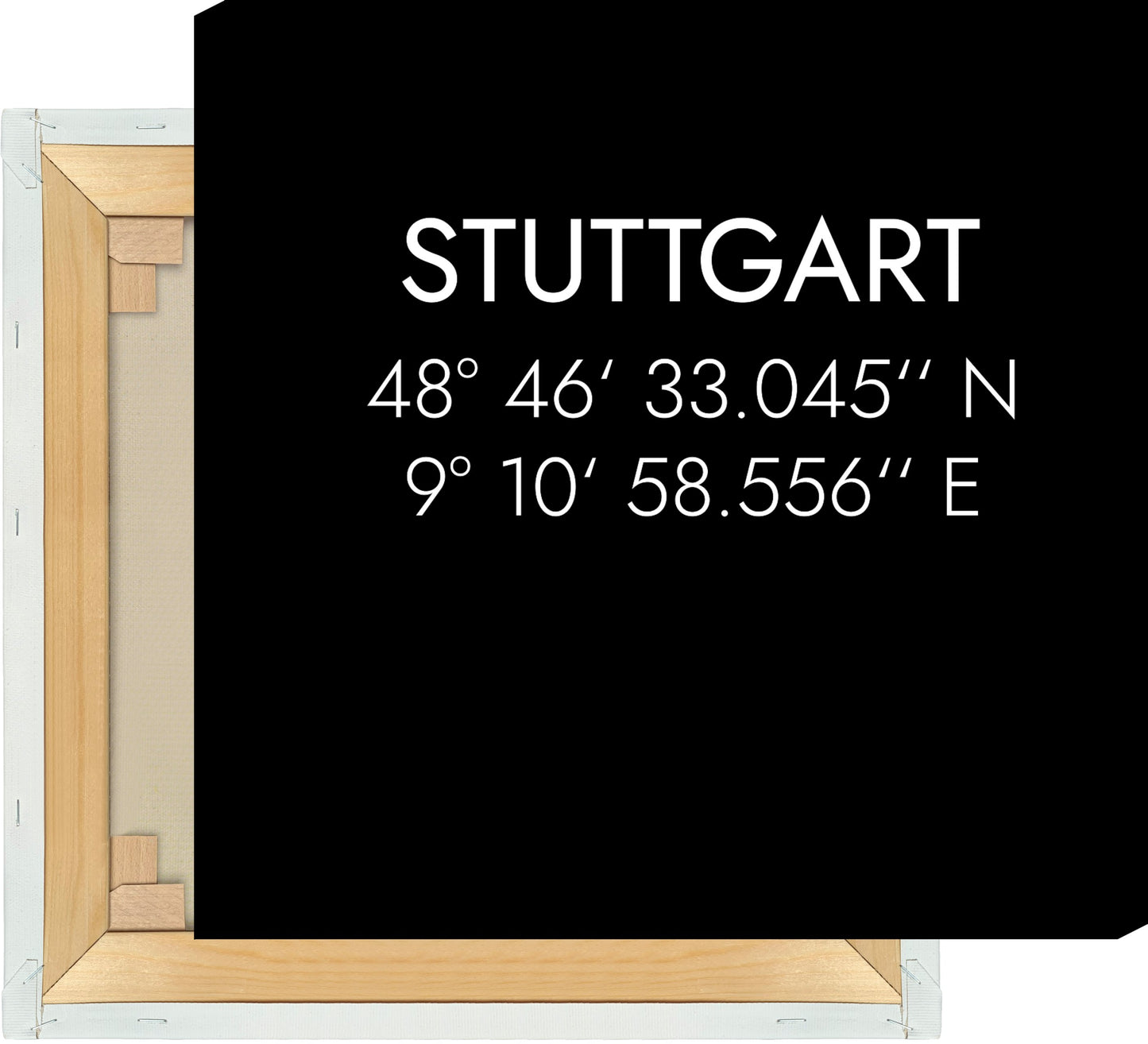 Leinwand Stuttgart Koordinaten #1