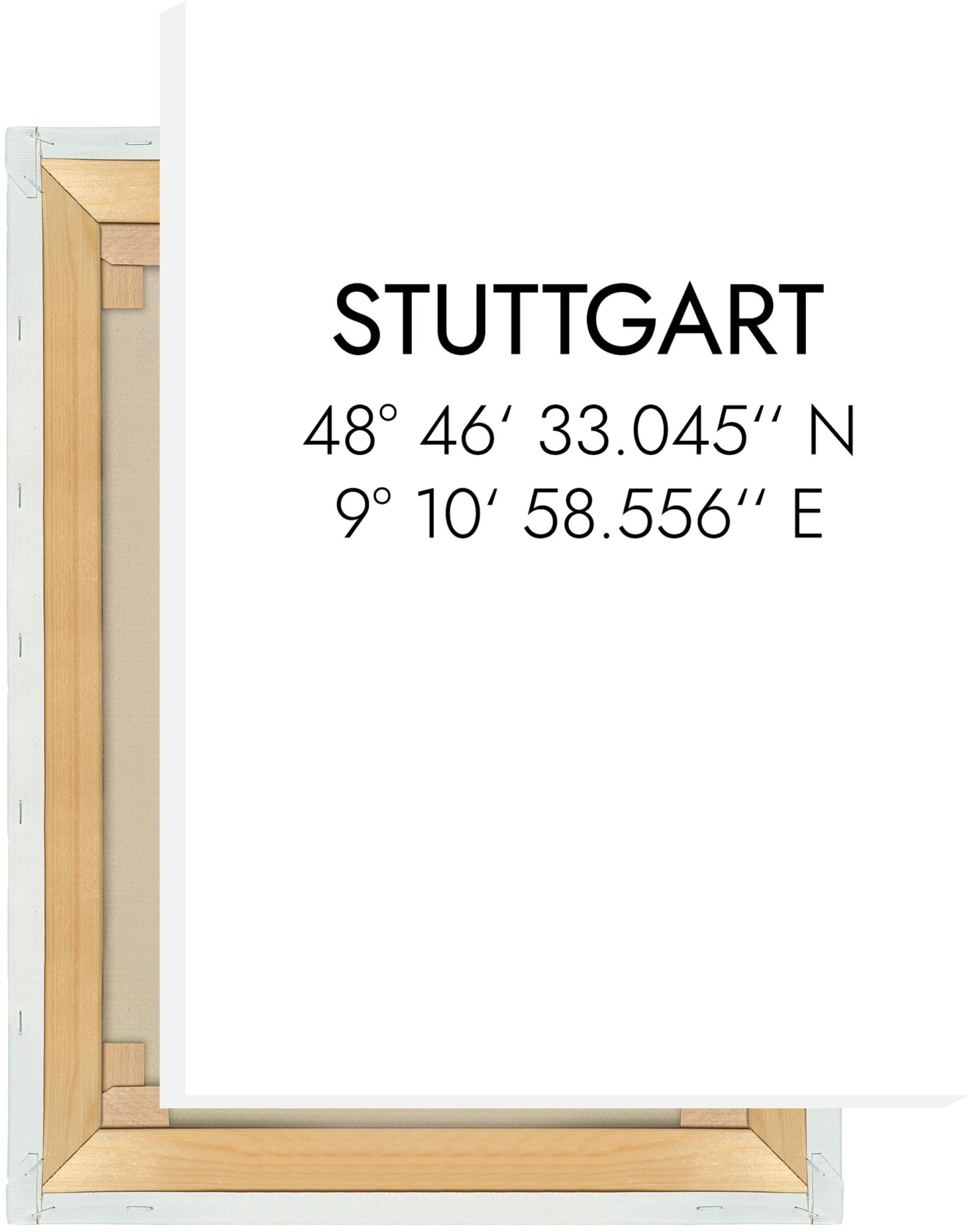 Leinwand Stuttgart Koordinaten #1