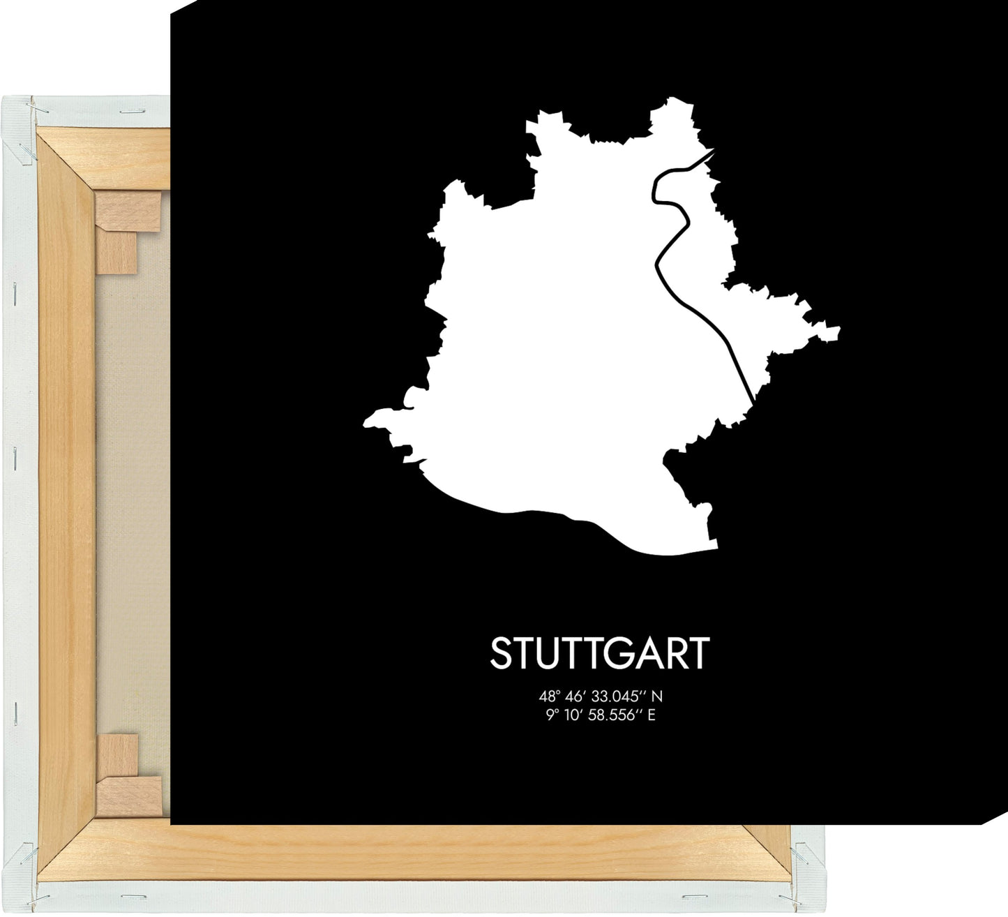 Leinwand Stuttgart Koordinaten #3