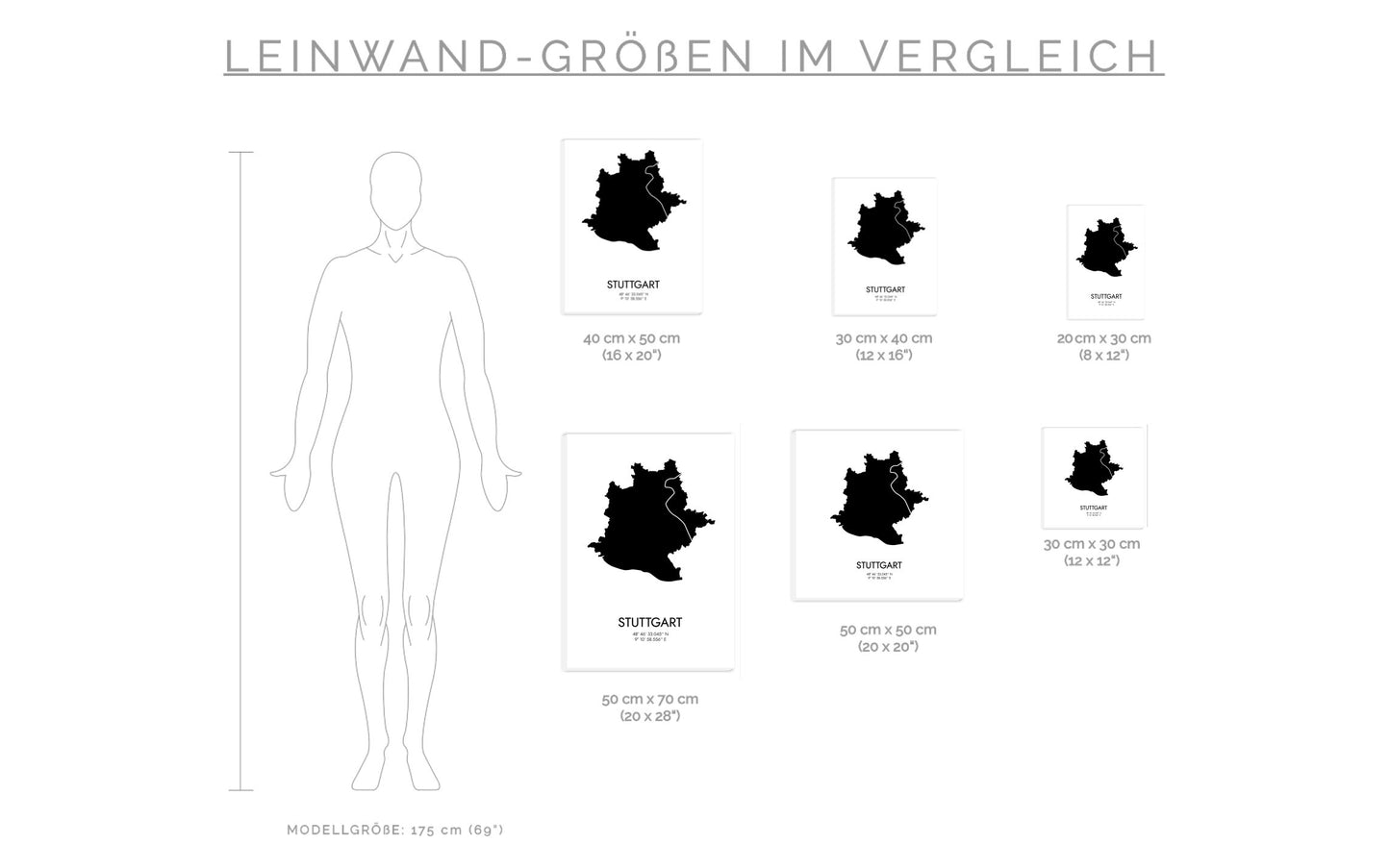 Leinwand Stuttgart Koordinaten #3
