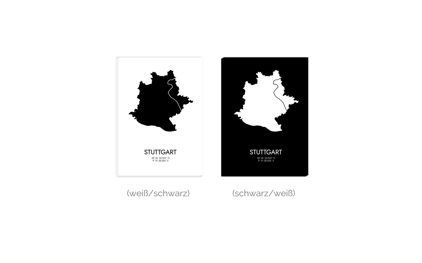 Leinwand Stuttgart Koordinaten #3