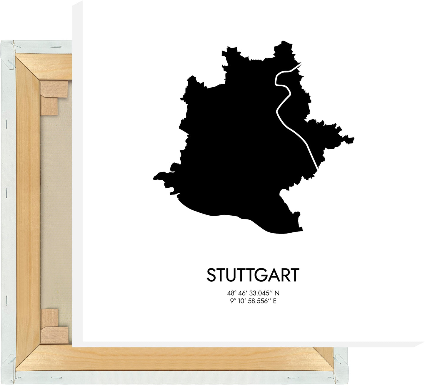 Leinwand Stuttgart Koordinaten #3
