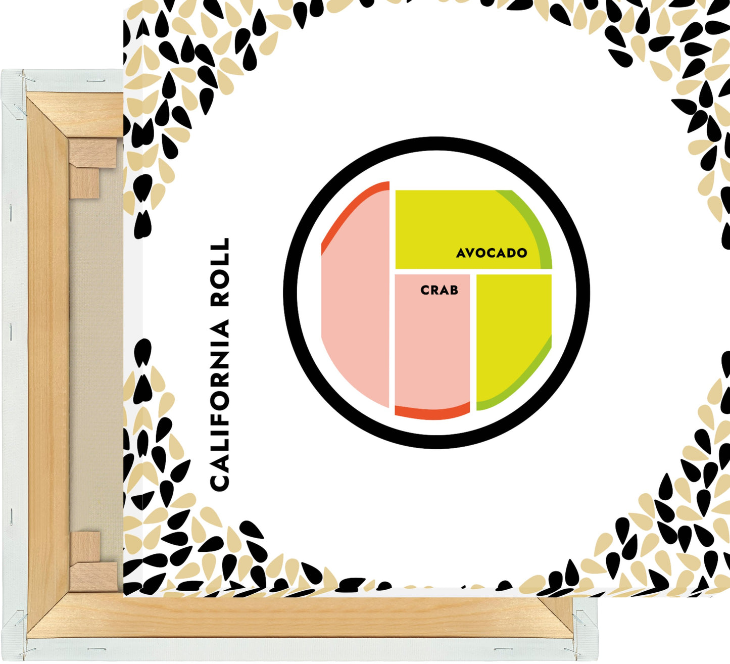 Leinwand Sushi - California Roll