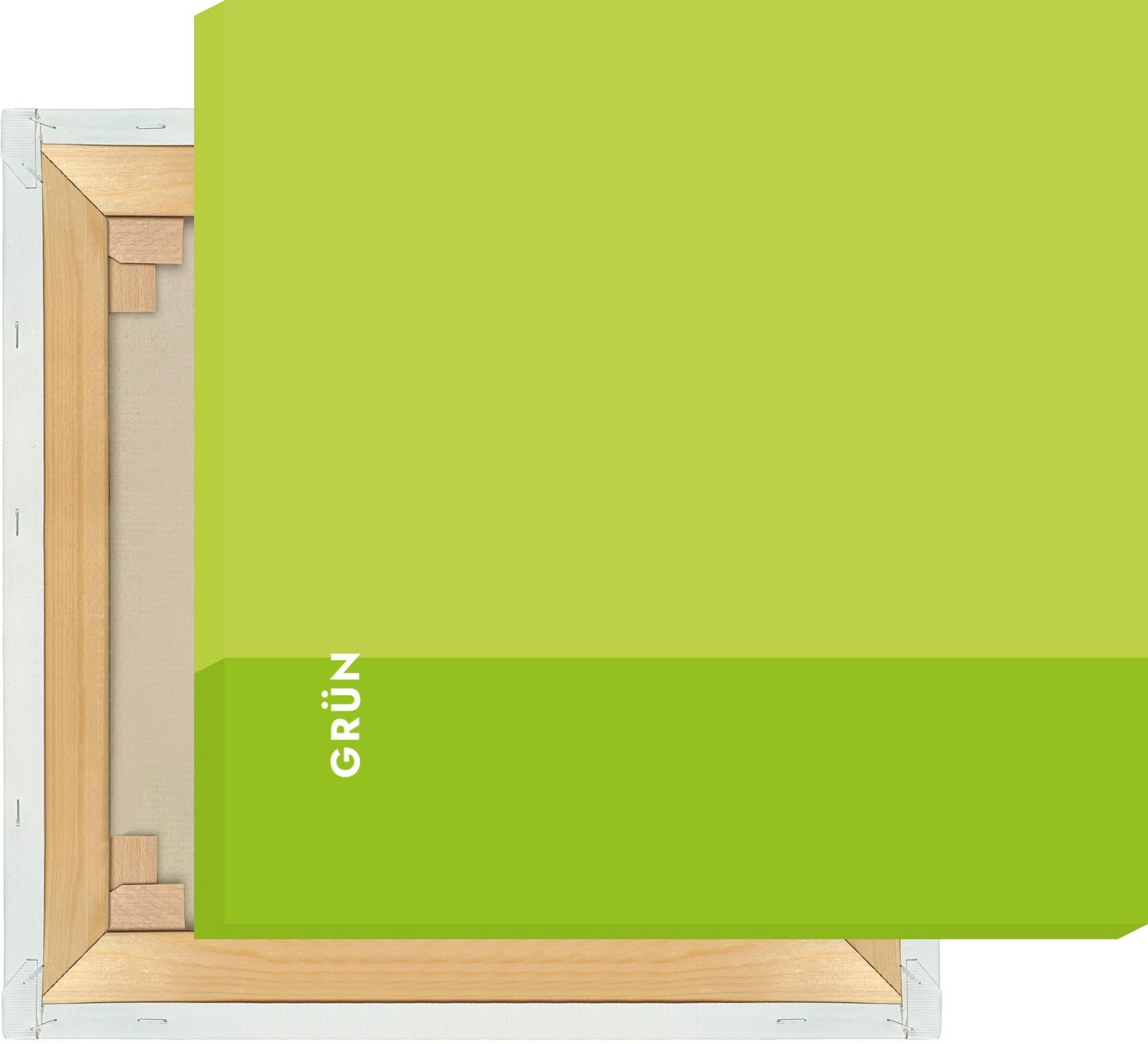 Leinwand Tee - Grün